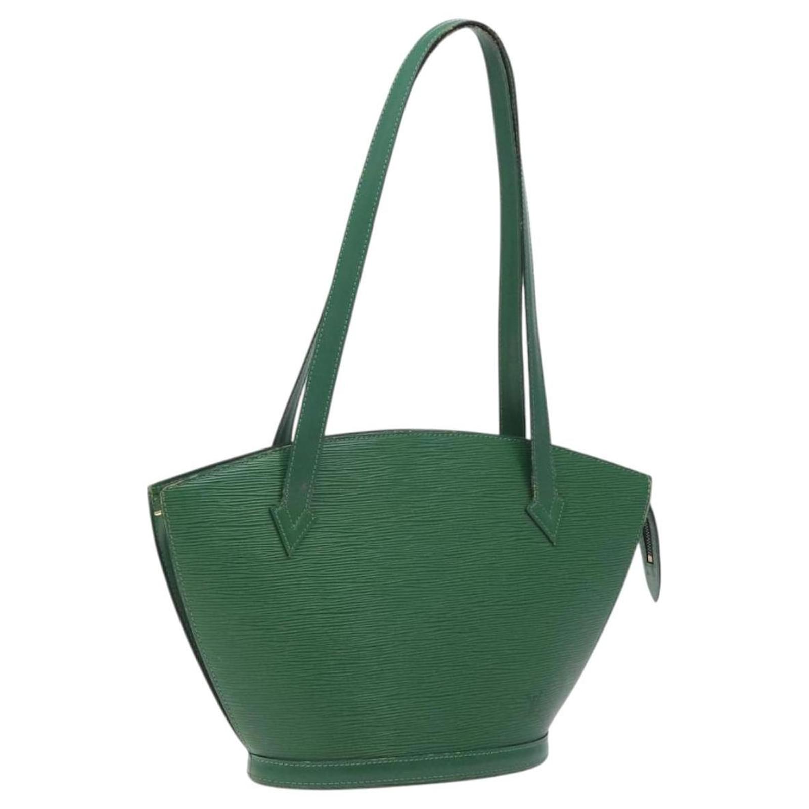 LOUIS VUITTON Epi Saint Jacques Poignees Long Bag Green M52334 LV Auth 127775 Leather  ref.2318730