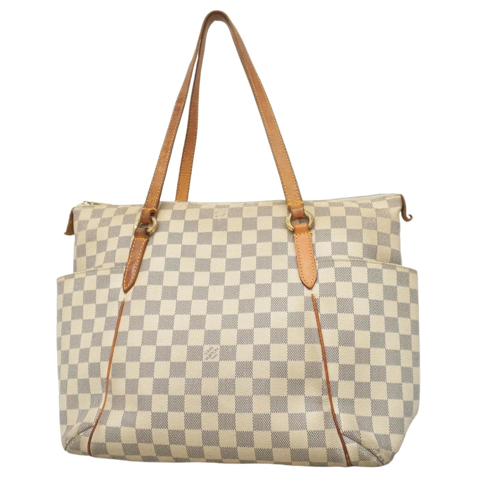 Louis Vuitton Damier Azur Tote Bag White  ref.2318507