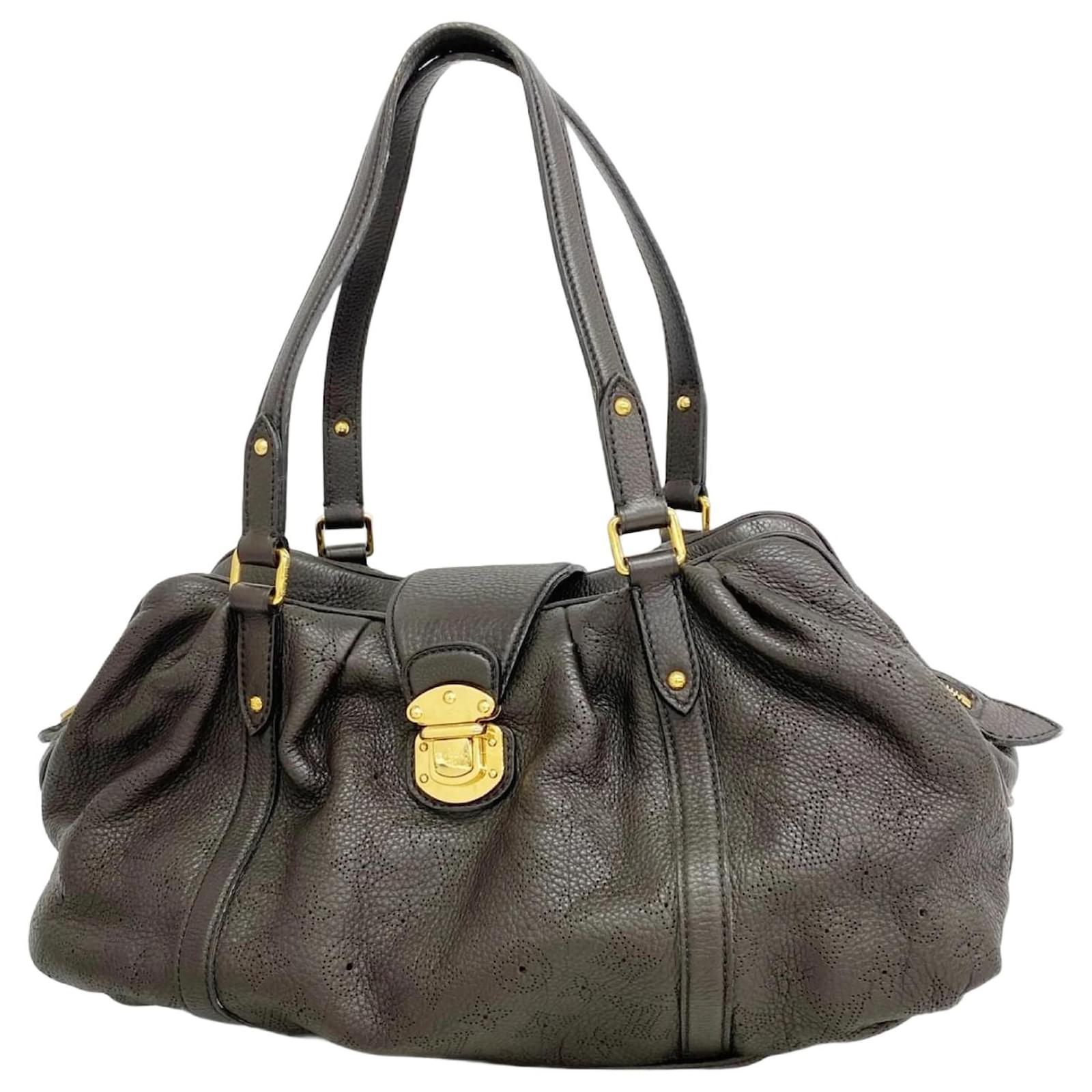 Louis Vuitton Mahina Lunar GM Tote Bag Chocolate  ref.2318401