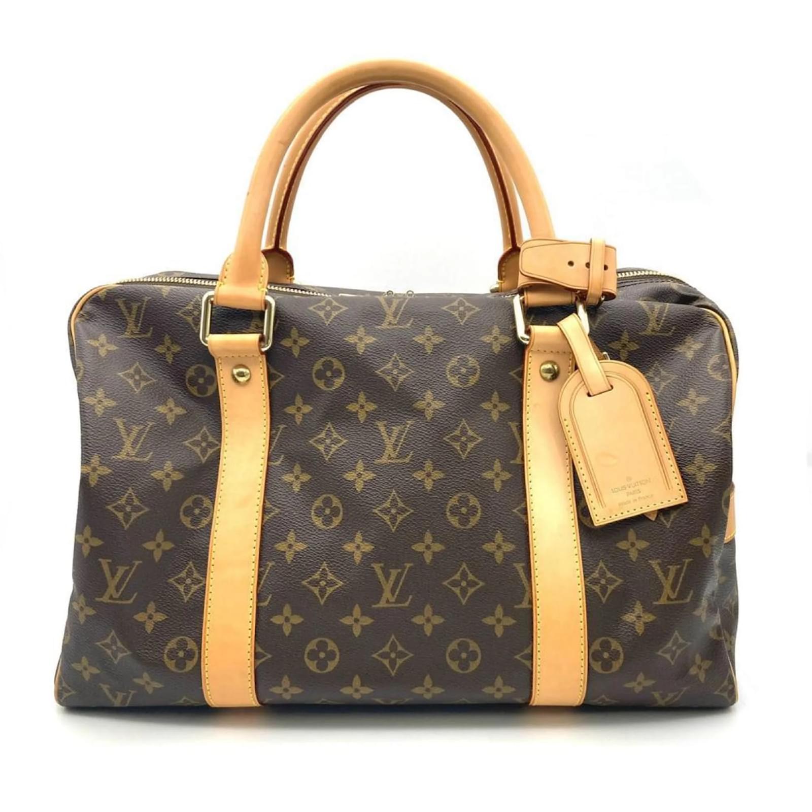 Louis Vuitton Monogram Canvas Boston Bag Brown Patent leather  ref.2318363