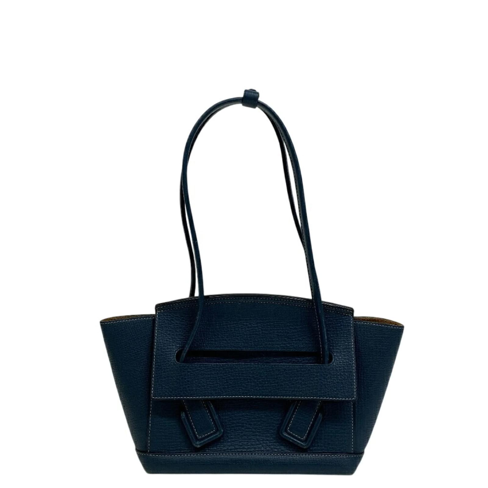 Bottega Veneta Small The Arco 2way Shoulder Bag Navy blue Leather  ref.2318102