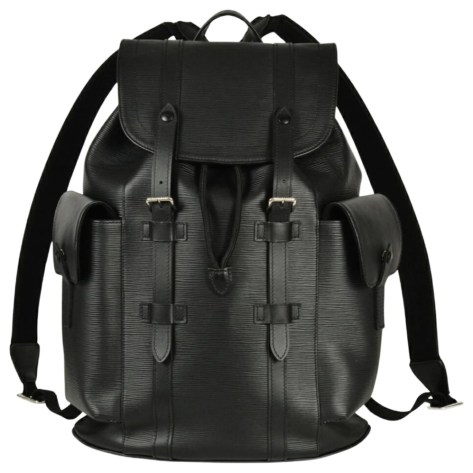 Louis Vuitton Christopher PM Backpack Black Leather  ref.2317970
