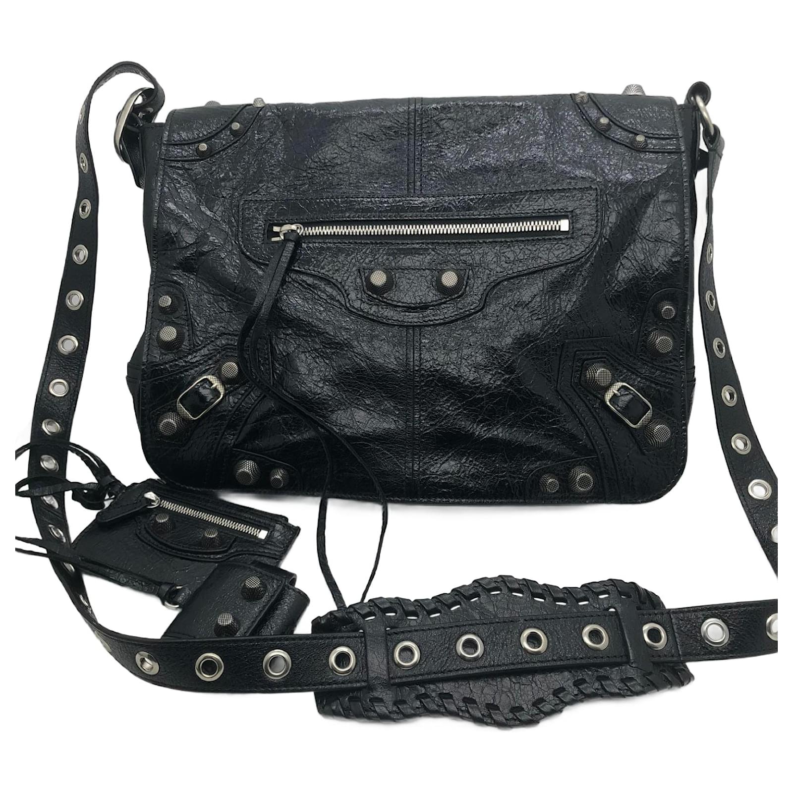 Balenciaga Backpacks Black Leather  ref.2317859