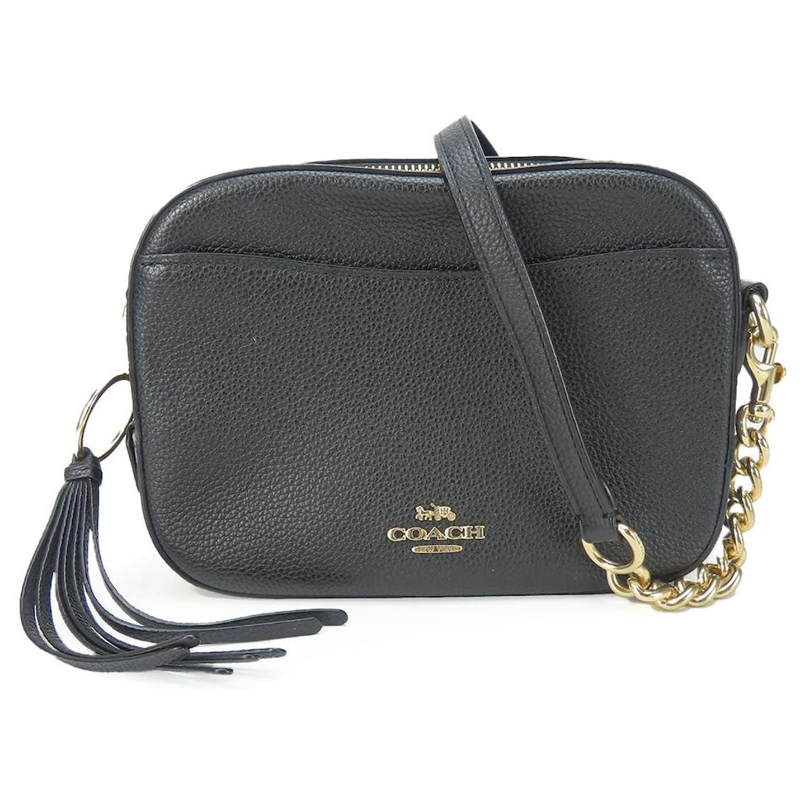 Coach Leather Shoulder Bag 29411 Black  ref.2317743