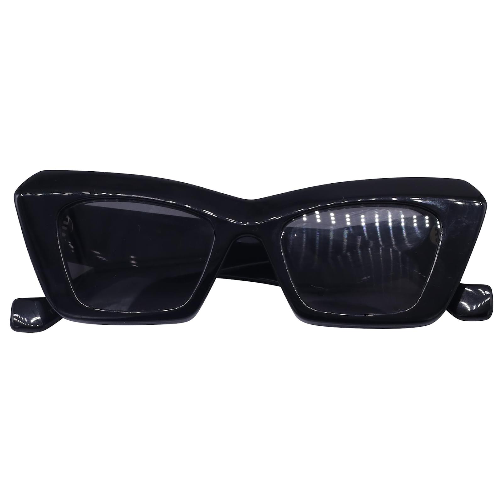  Loewe LW400361 Cat-Eye Sunglasses in Black Acetate Plastic  ref.2317592