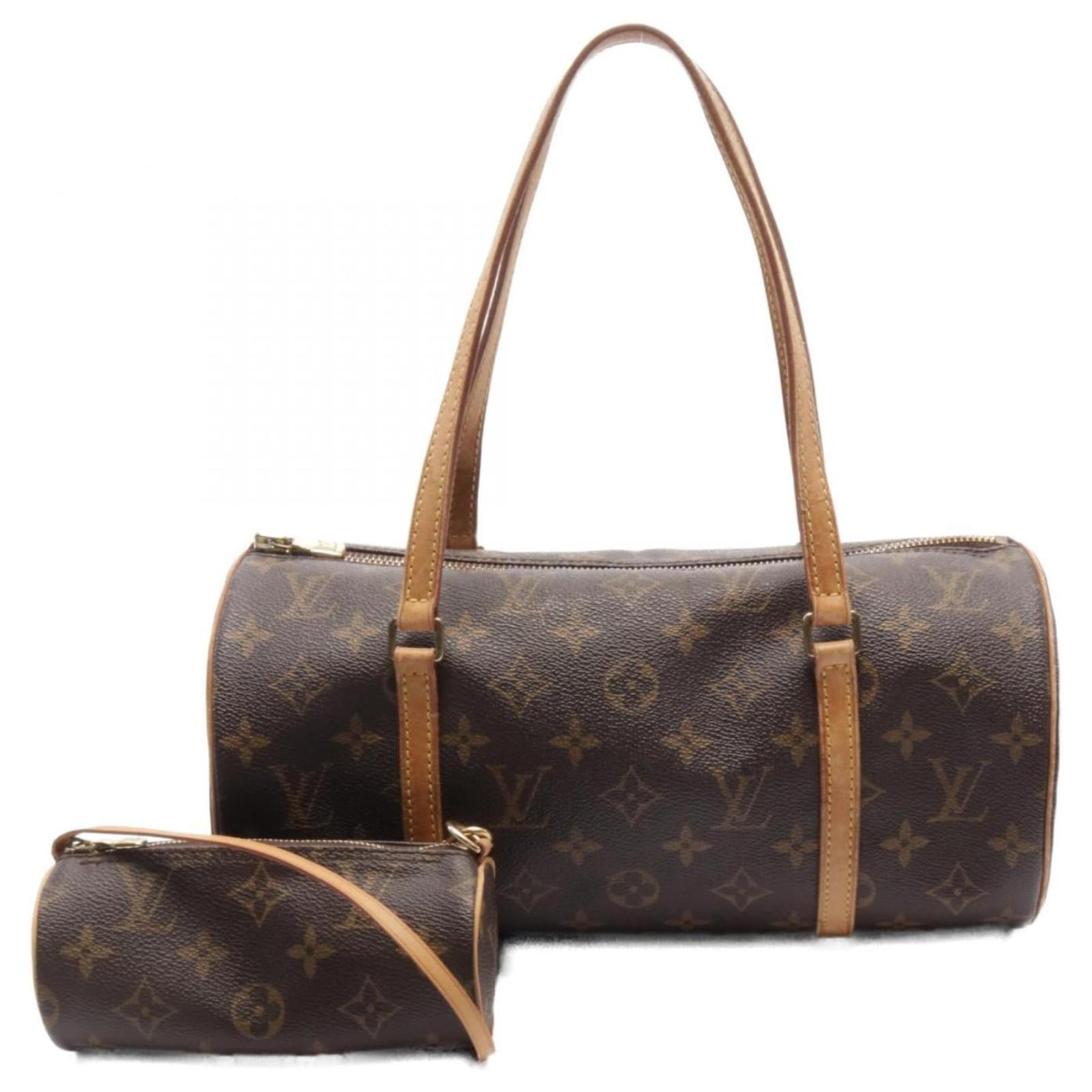 Louis Vuitton Papillon 30 Monogram Handbag Brown Cloth  ref.2317581