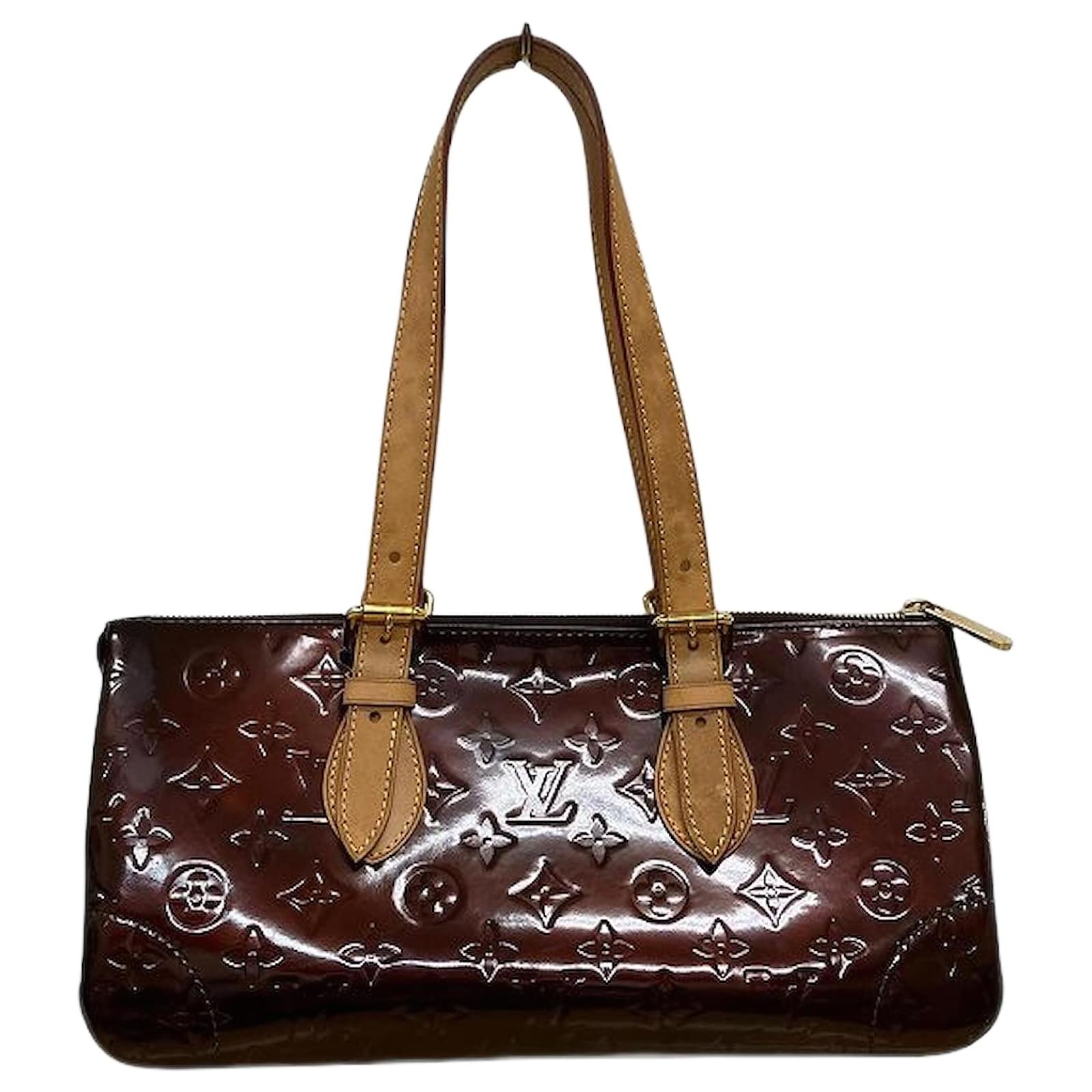 Louis Vuitton Rosewood Avenue Vernis 2way bag Pink Enamel  ref.2317575