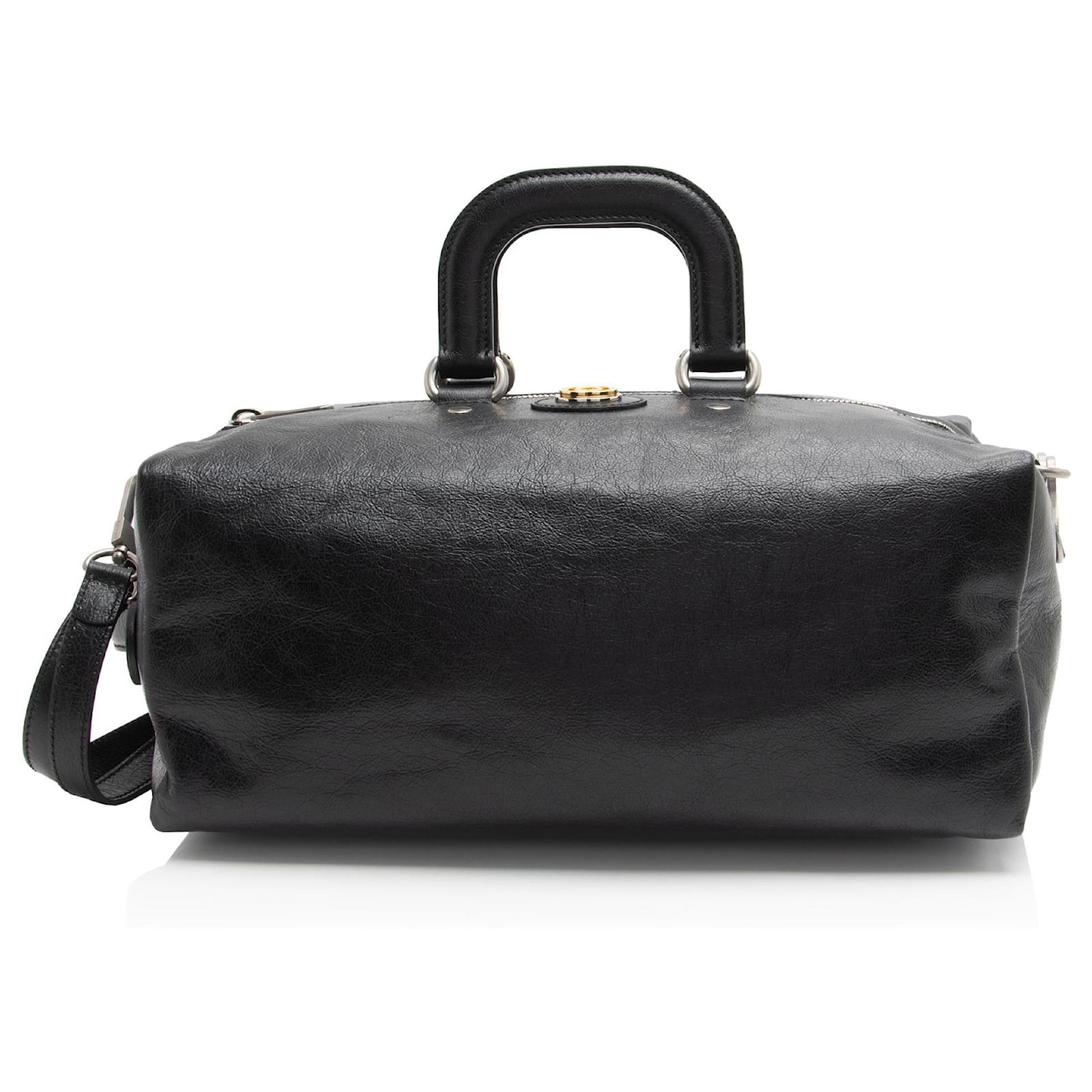 Gucci Leather Morpheus Boston Bag Black  ref.2317496