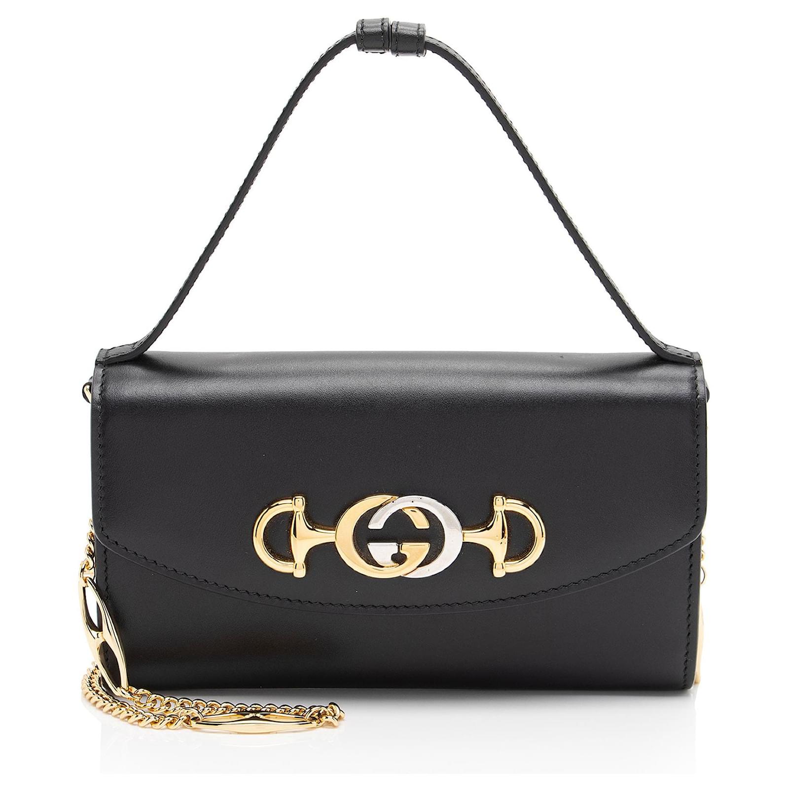 Gucci Leather Zumi Mini Bag Black  ref.2317489