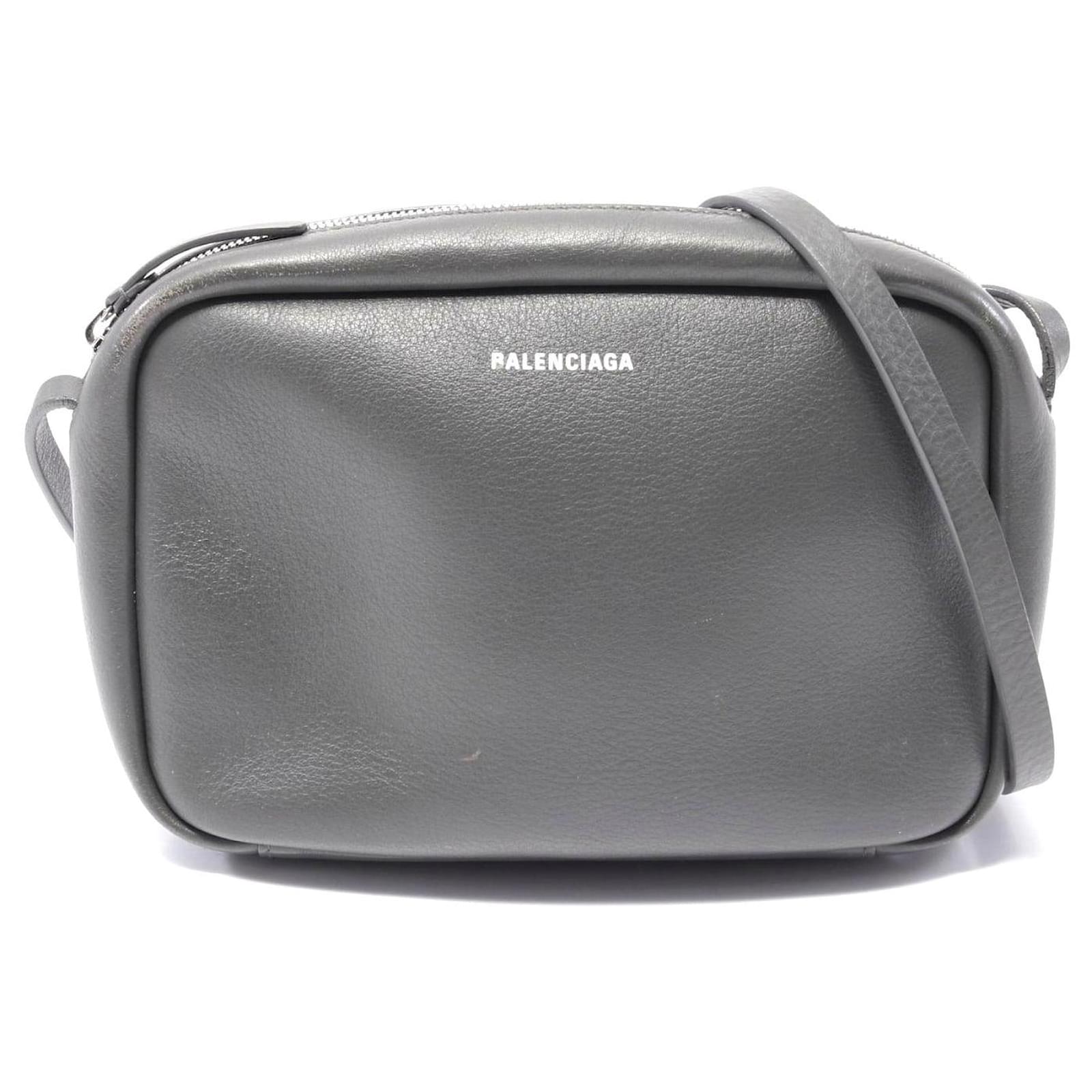 Balenciaga Everyday Camera Bag S Leather Grey Pony-style calfskin  ref.2317450