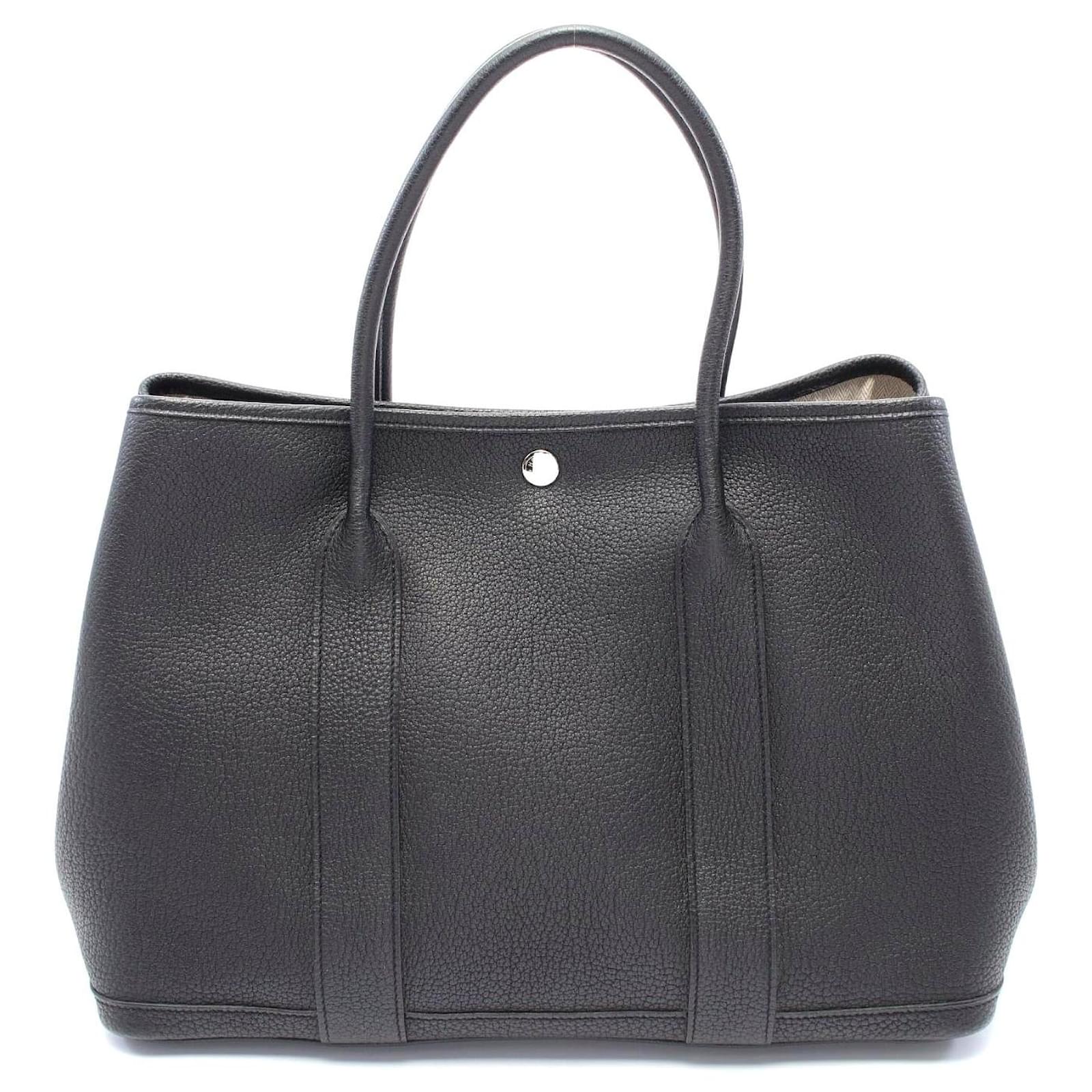 Hermès Hermes Garden Party PM Tote Bag Black  ref.2317432