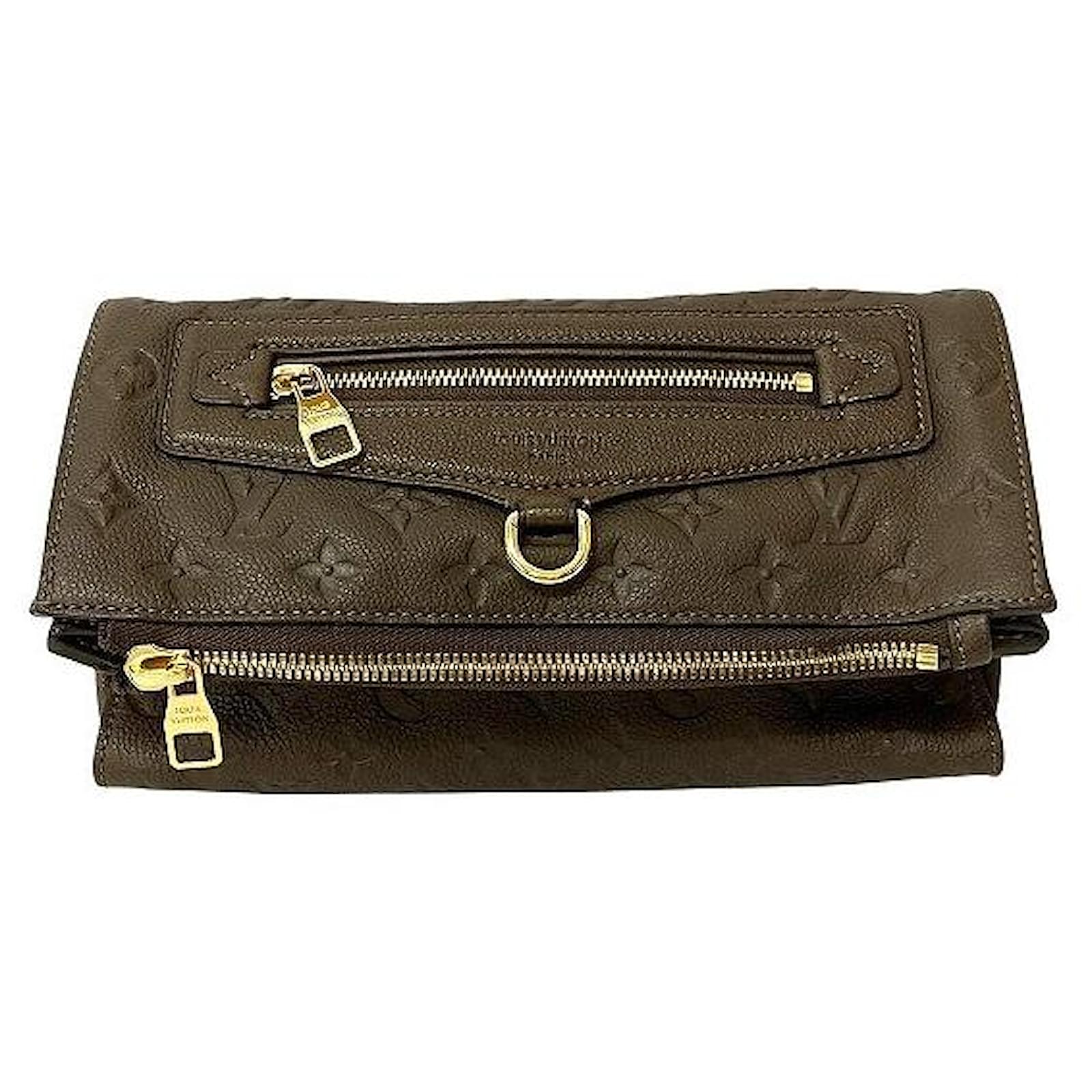 Louis Vuitton Petillante Empreinte Clutch Bag Black Leather  ref.2317063