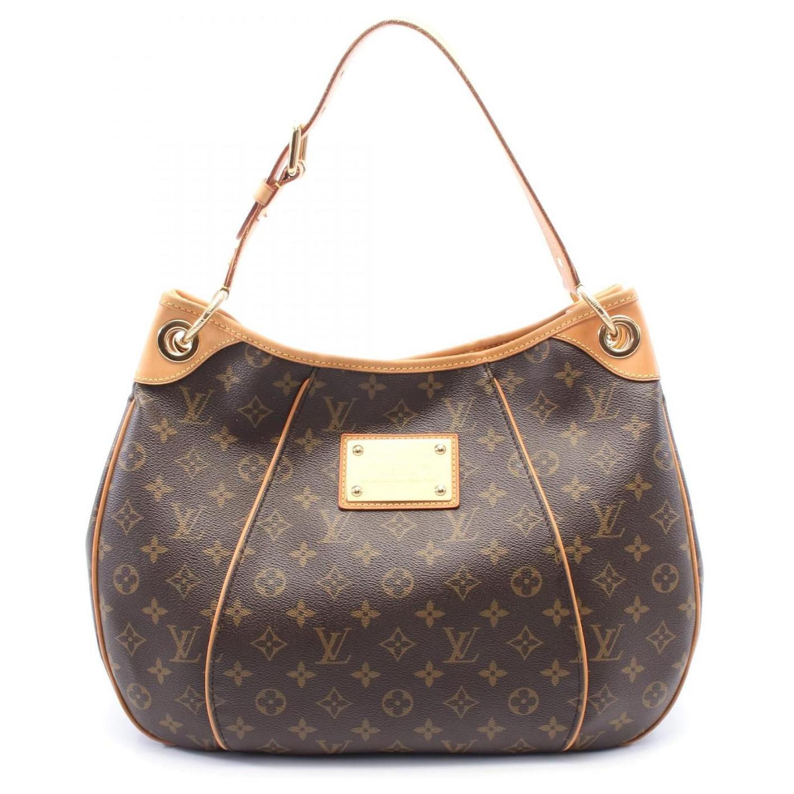 Louis Vuitton Galliera PM Monogram Shoulder Bag Brown Cloth  ref.2316995
