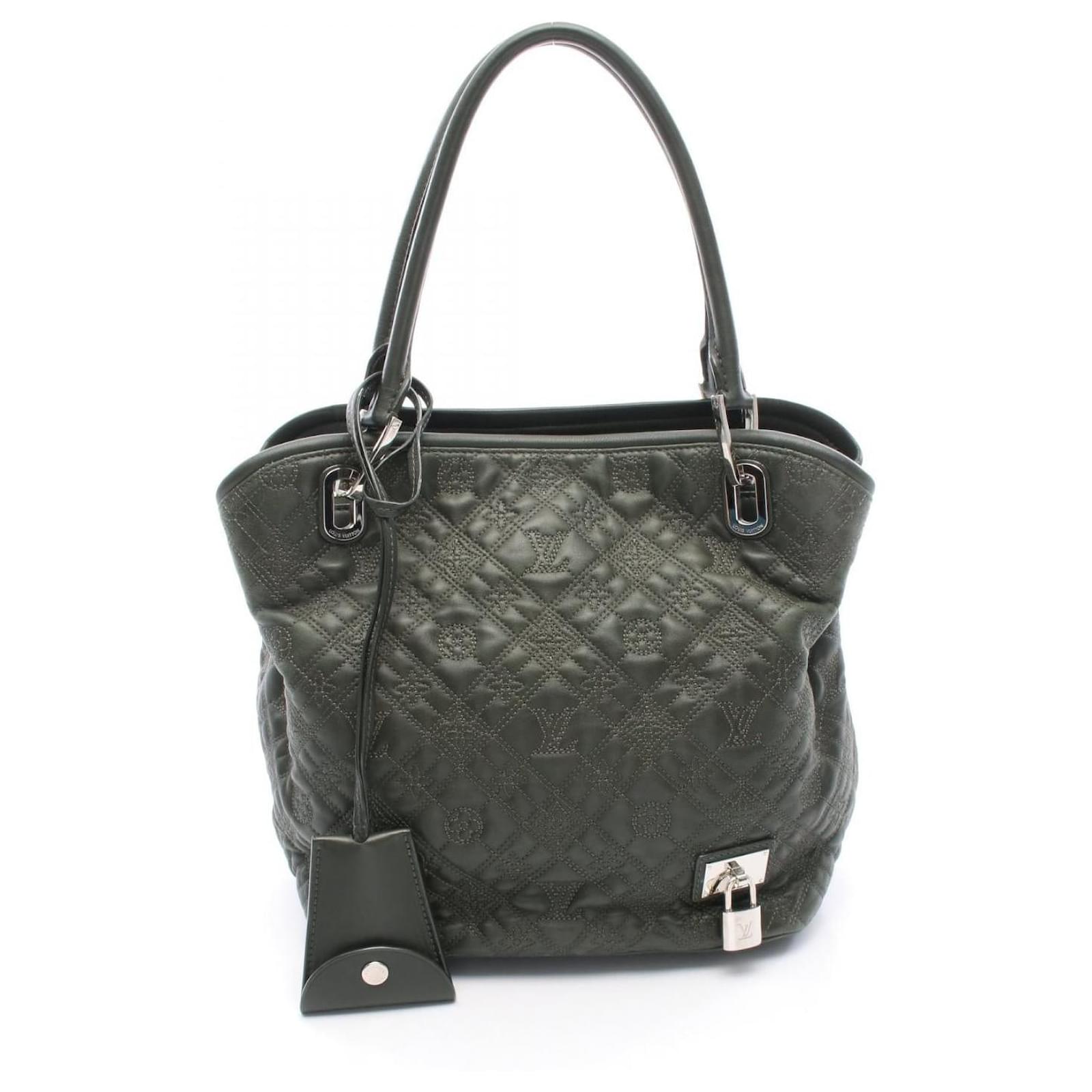 Louis Vuitton Lilia PM Monogram Leather Tote Bag Green  ref.2316978