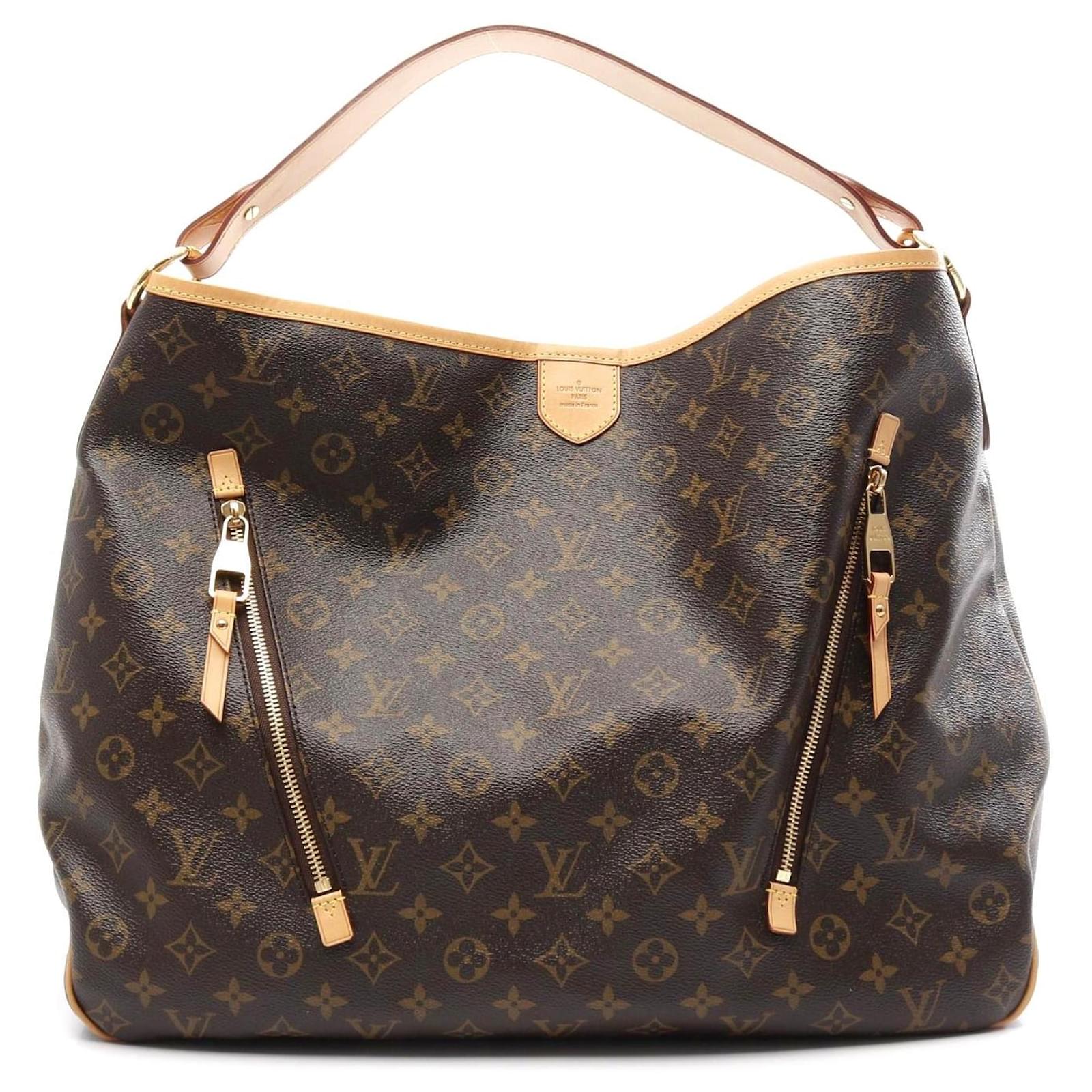 Louis Vuitton Delightful GM Monogram Shoulder Bag Brown Cloth  ref.2316854
