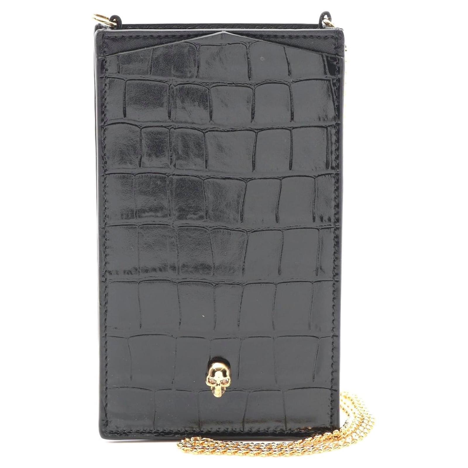 Alexander McQueen Leather Shoulder Bag Black Pony-style calfskin  ref.2316834