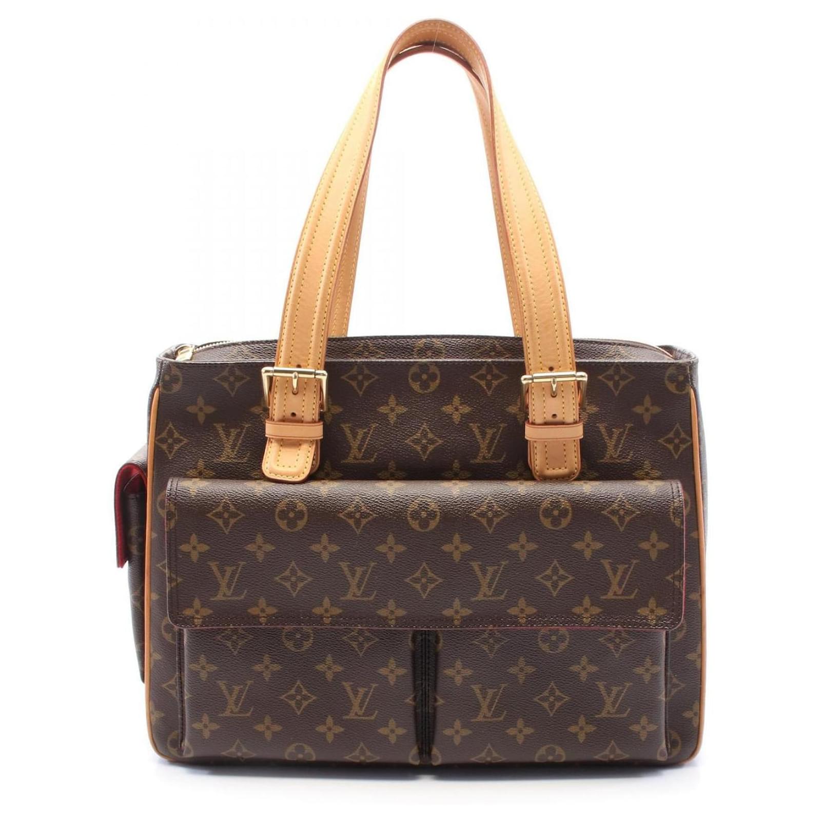 Louis Vuitton Multiplicite Monogram Handbag Brown Cloth  ref.2316804
