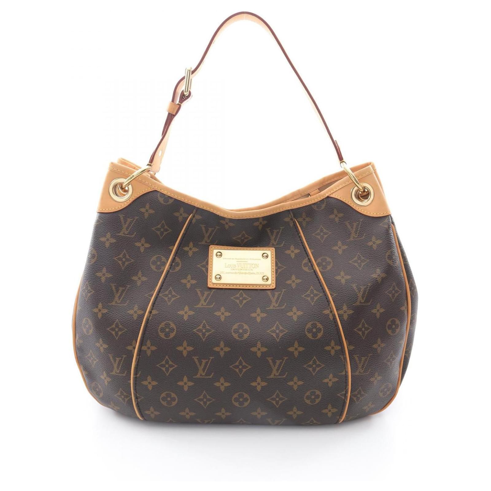 Louis Vuitton Galliera PM Monogram Shoulder Bag Brown Cloth  ref.2316803