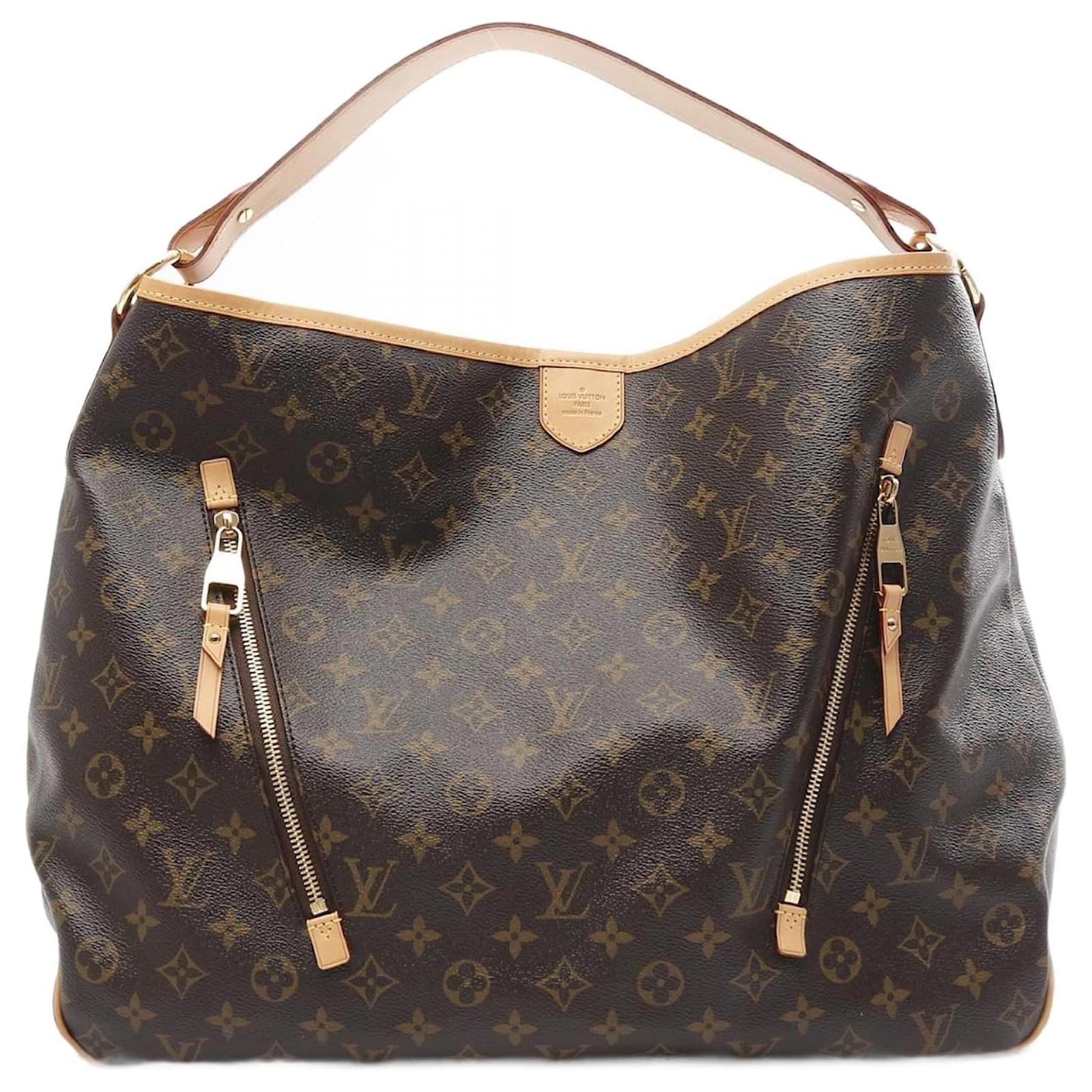 Louis Vuitton Delightful GM Monogram Shoulder Bag Brown Cloth  ref.2316778