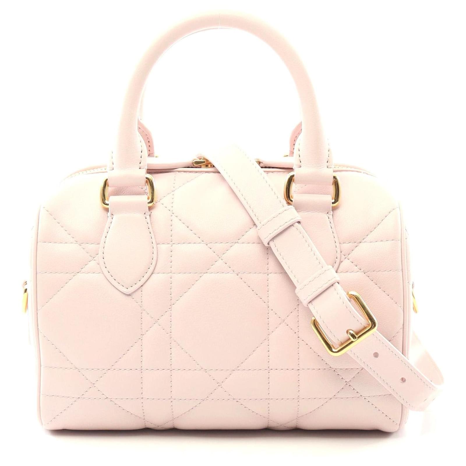 Dior Groove 20 Small Leather Handbag Pink Pony-style calfskin  ref.2316698