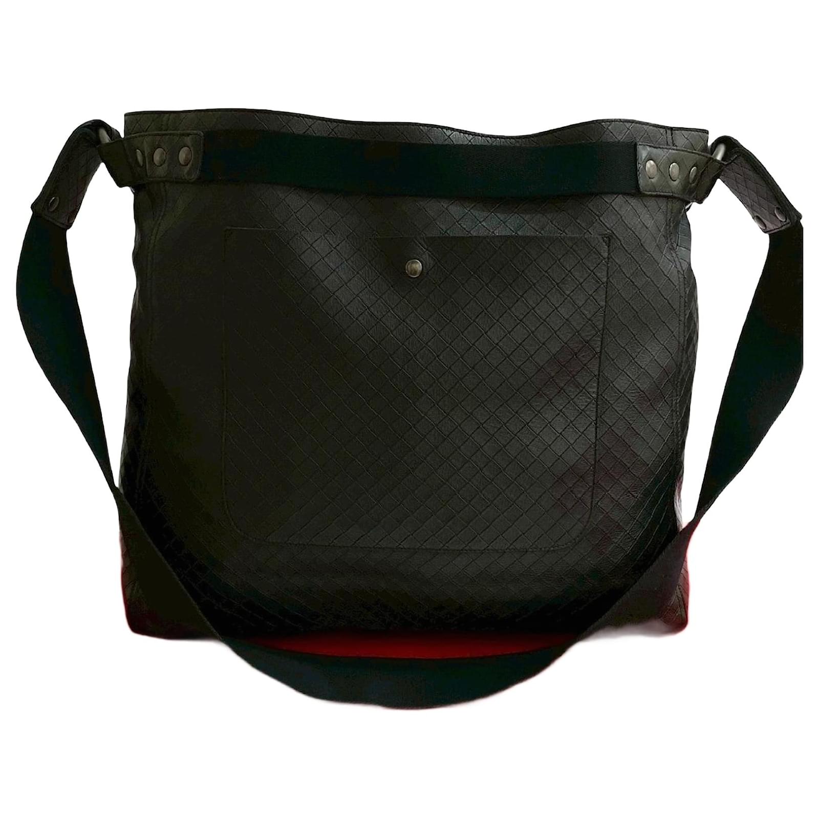 Bottega Veneta Intreccio Mirage Leather 2way Bag Black  ref.2316683