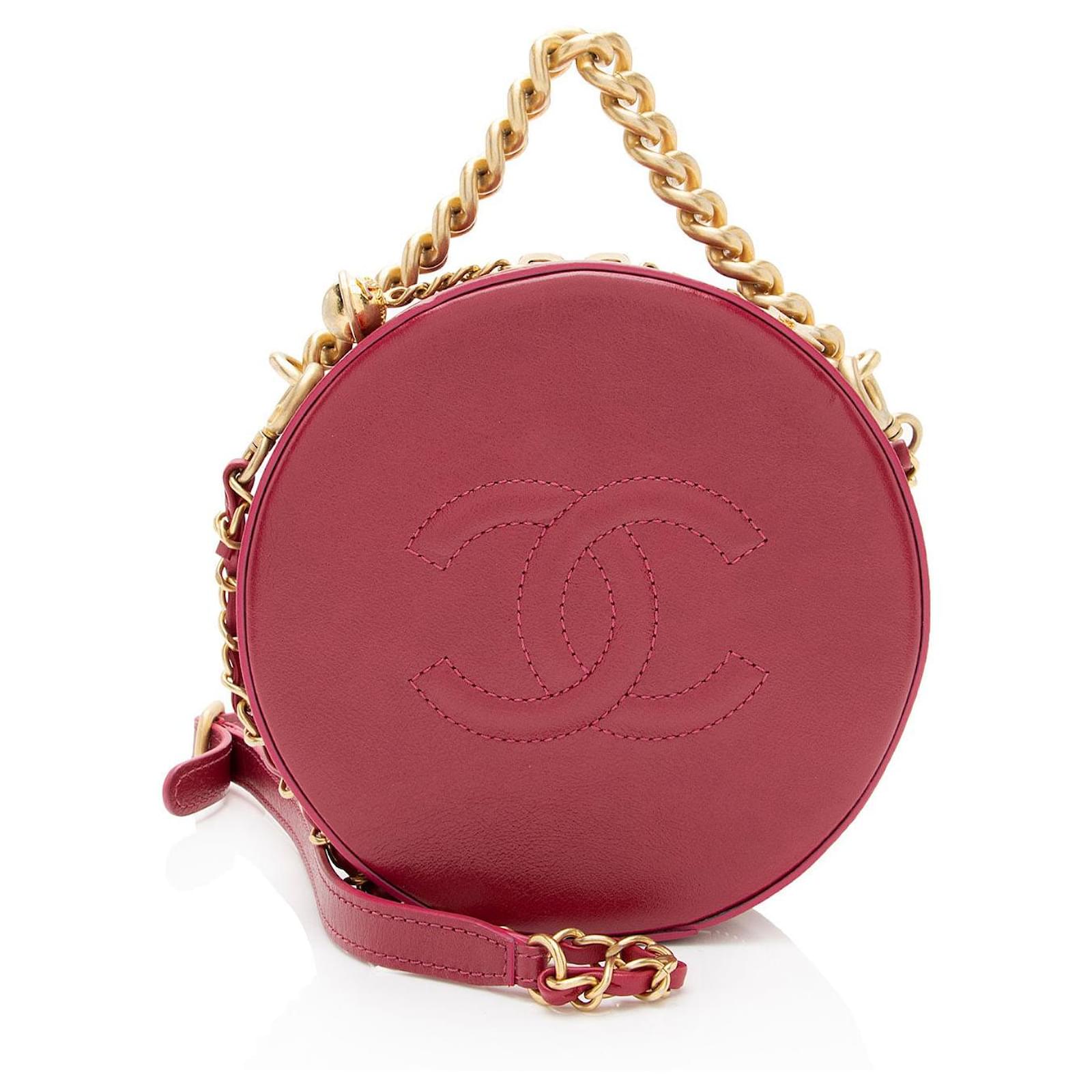 Gabrielle Chanel Calfskin Round As Earth Crossbody Pink Leather Pony-style calfskin  ref.2316576