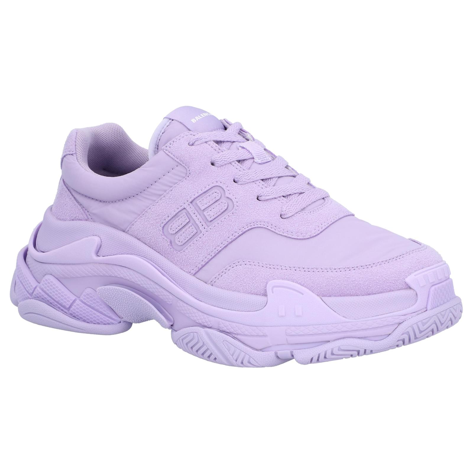 Balenciaga Triple S Lilac Purple Leather  ref.1999496