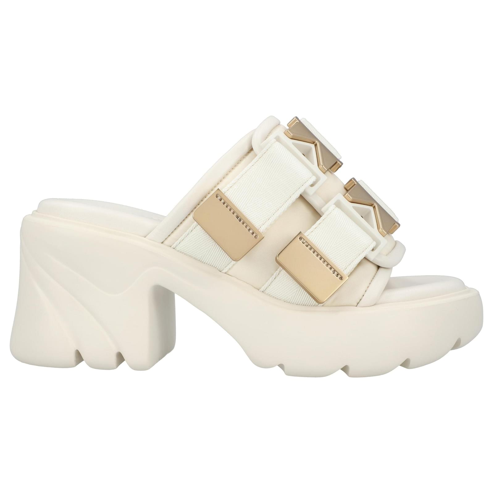 Bottega Veneta Flash Mule white Leather  ref.1899115