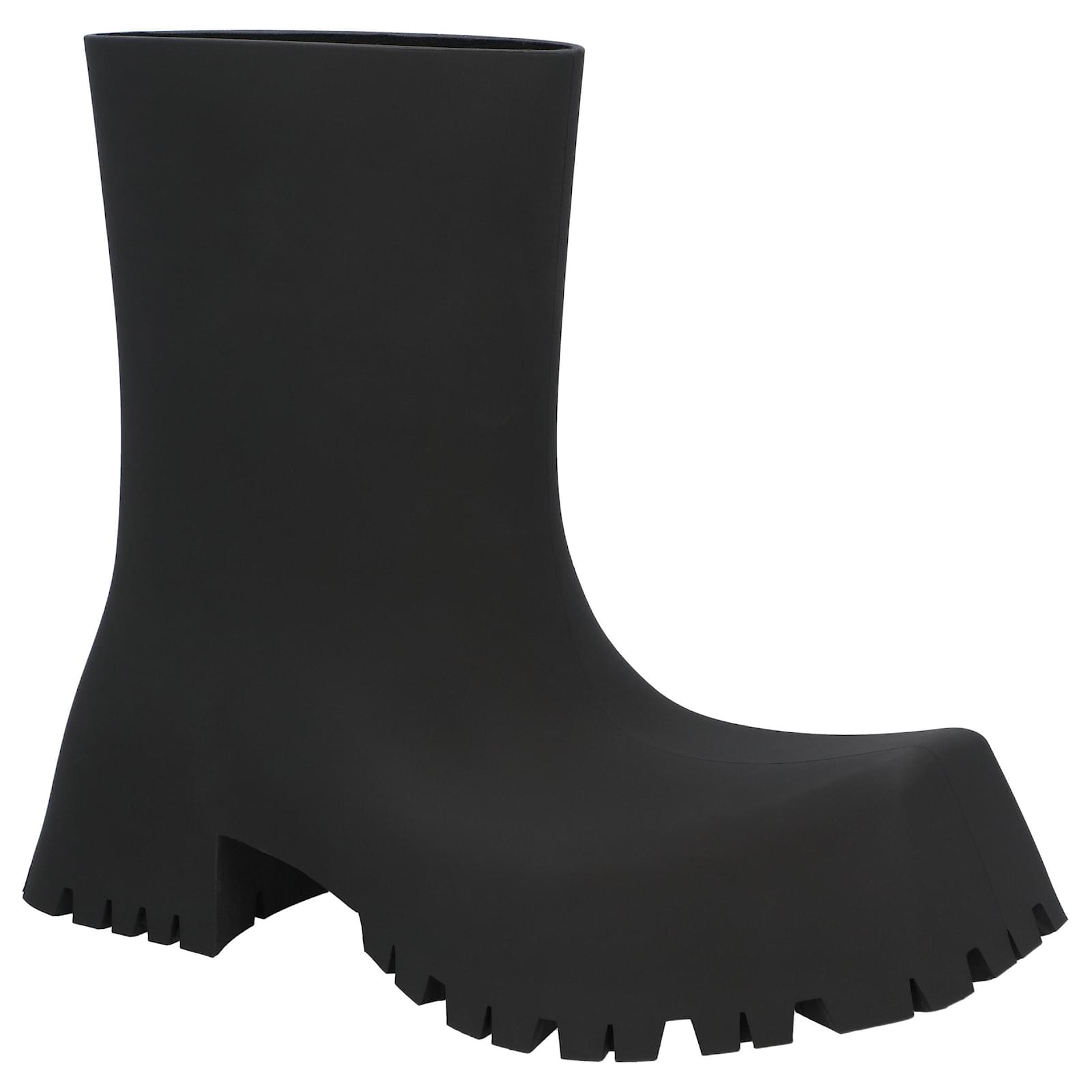 Balenciaga Trooper Rubber Boot Black  ref.1956793