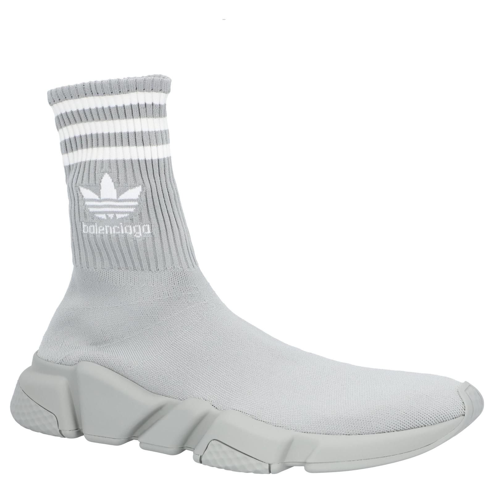 Balenciaga Sneakers Women Fabric Grey/White Cloth  ref.2204815