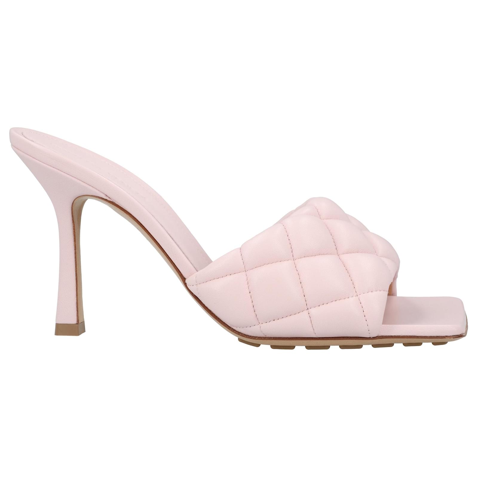 Bottega Veneta Padded Mule pink Leather  ref.1423283