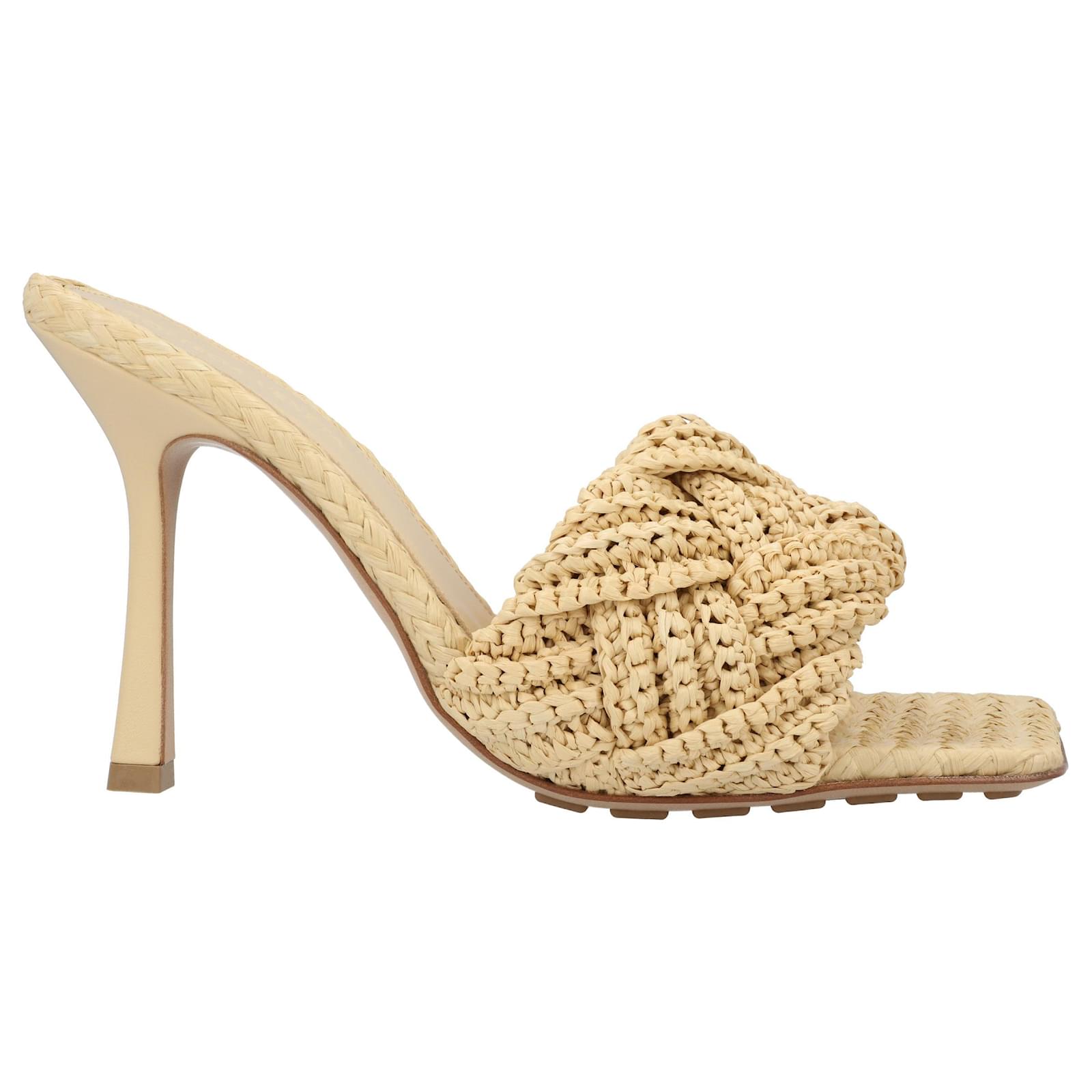 Bottega Veneta Lido Mule brown Viscose Cellulose fibre  ref.1518007