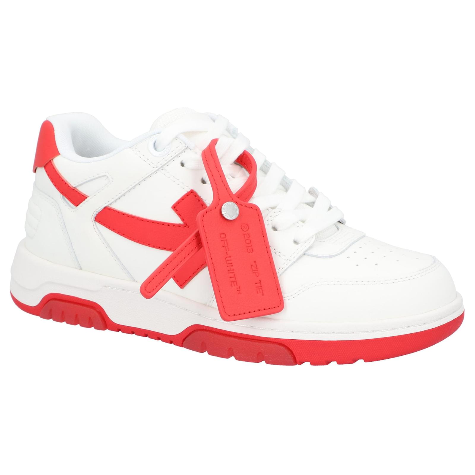 Off White Out of Office 'White Coral' Leather  ref.2071919