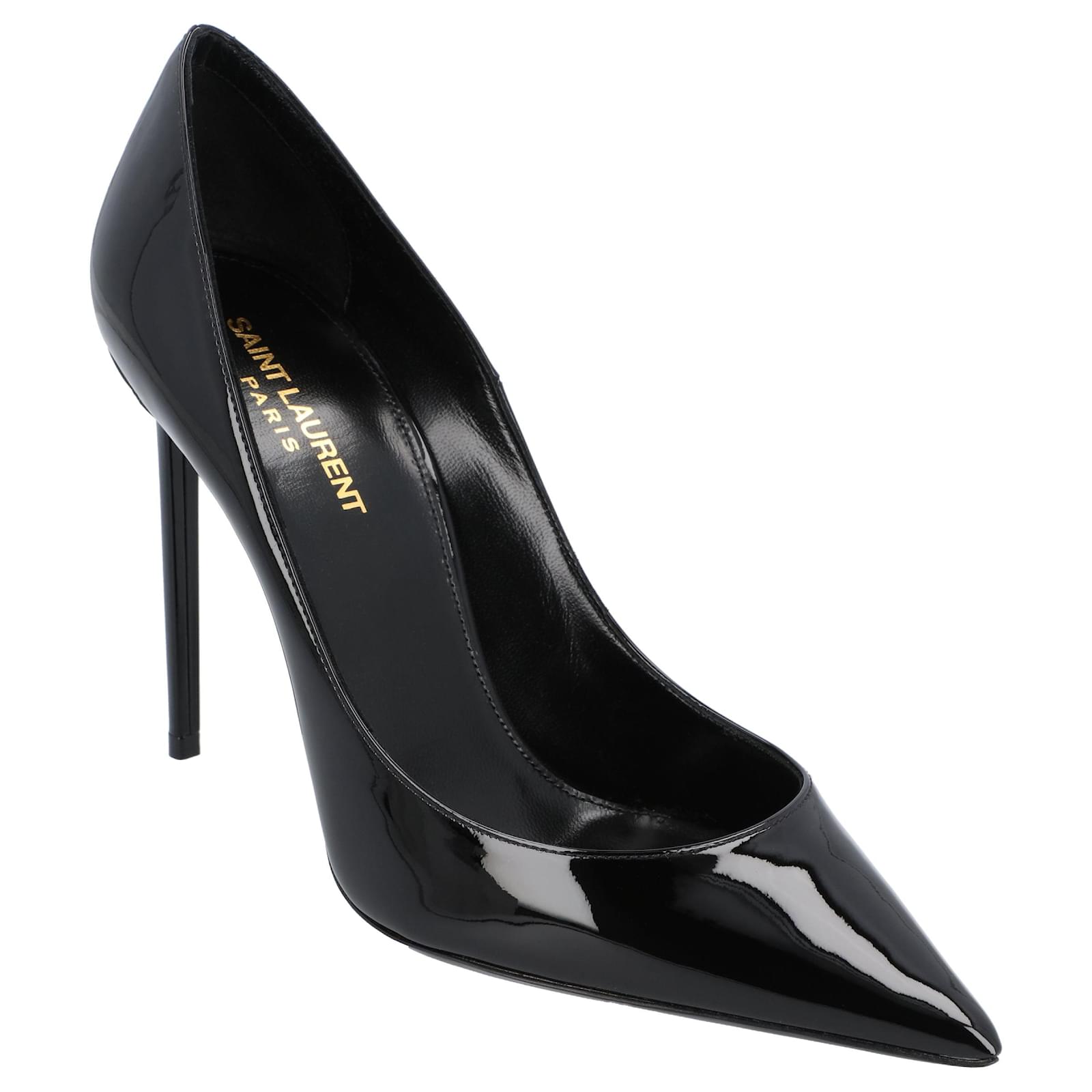 SAINT LAURENT zoe pumps in patent leather Black  ref.2204767