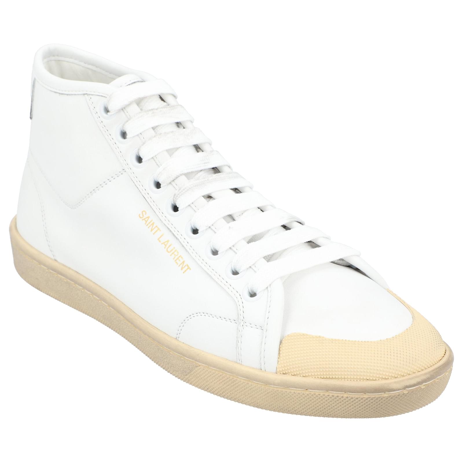 Saint Laurent Court Classic SL-39 Mid 'Off-White' Cloth  ref.2204762