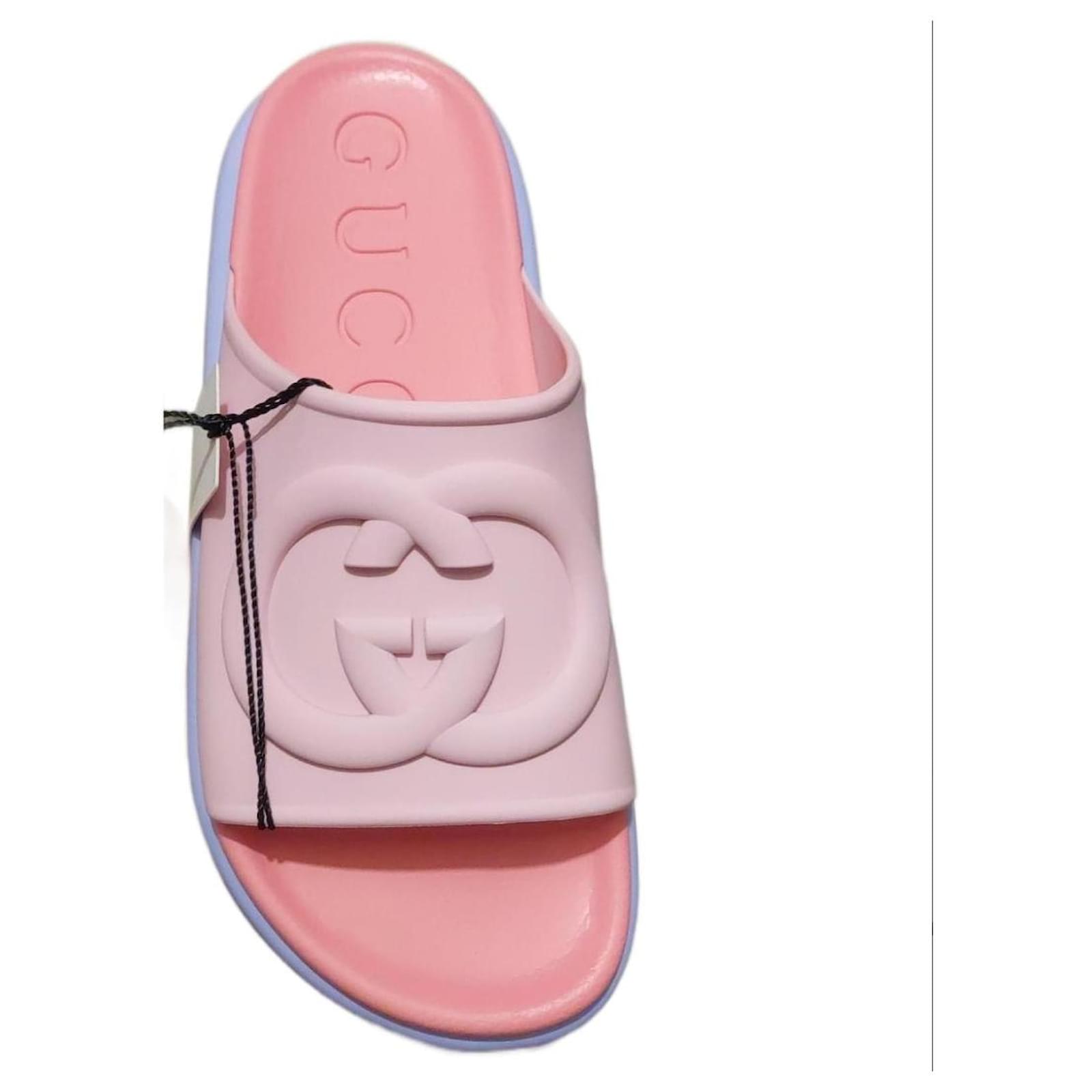 Gucci Ita Pink Blue Purple Rubber  ref.2297368