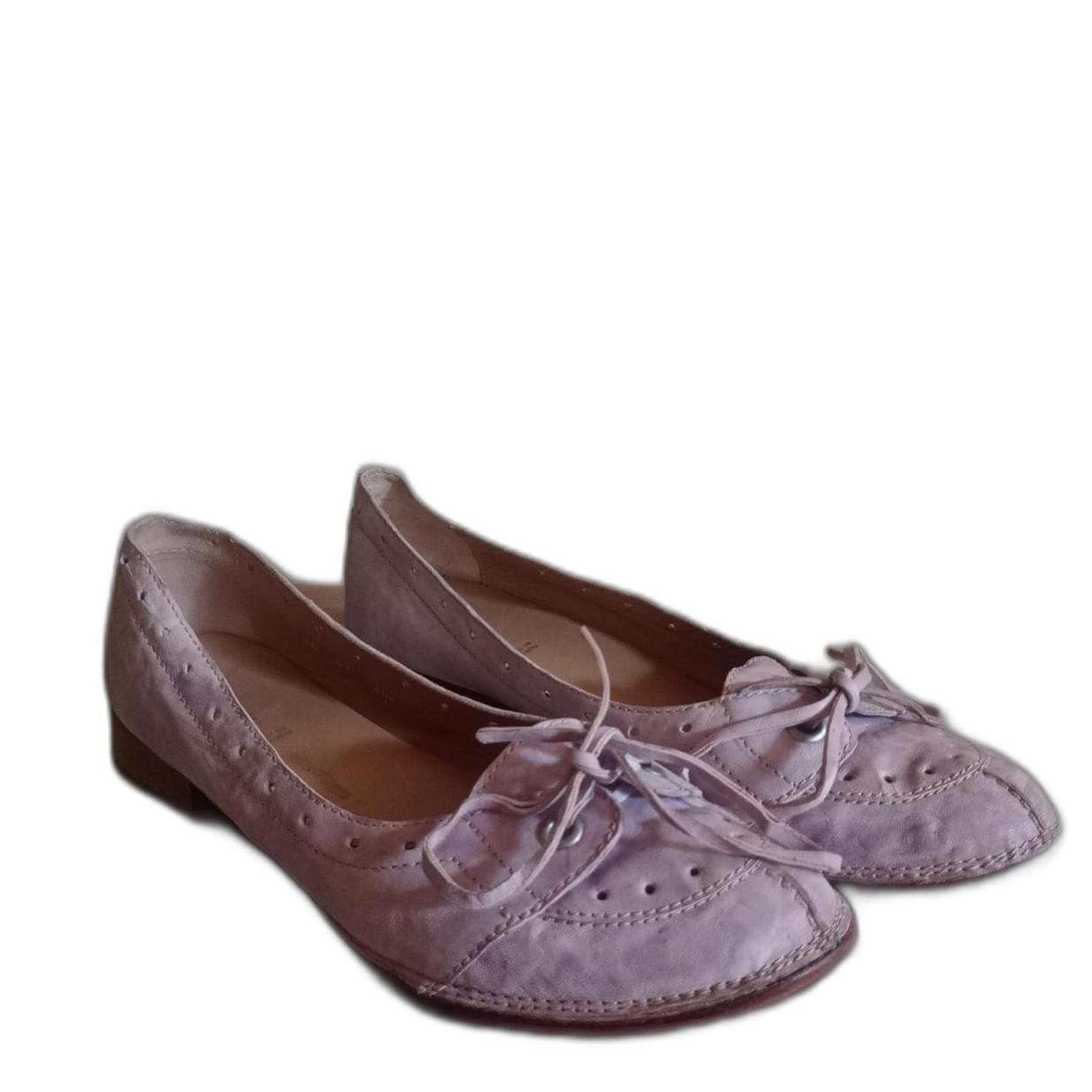 Carel Ballet flats Pink Leather  ref.2294861