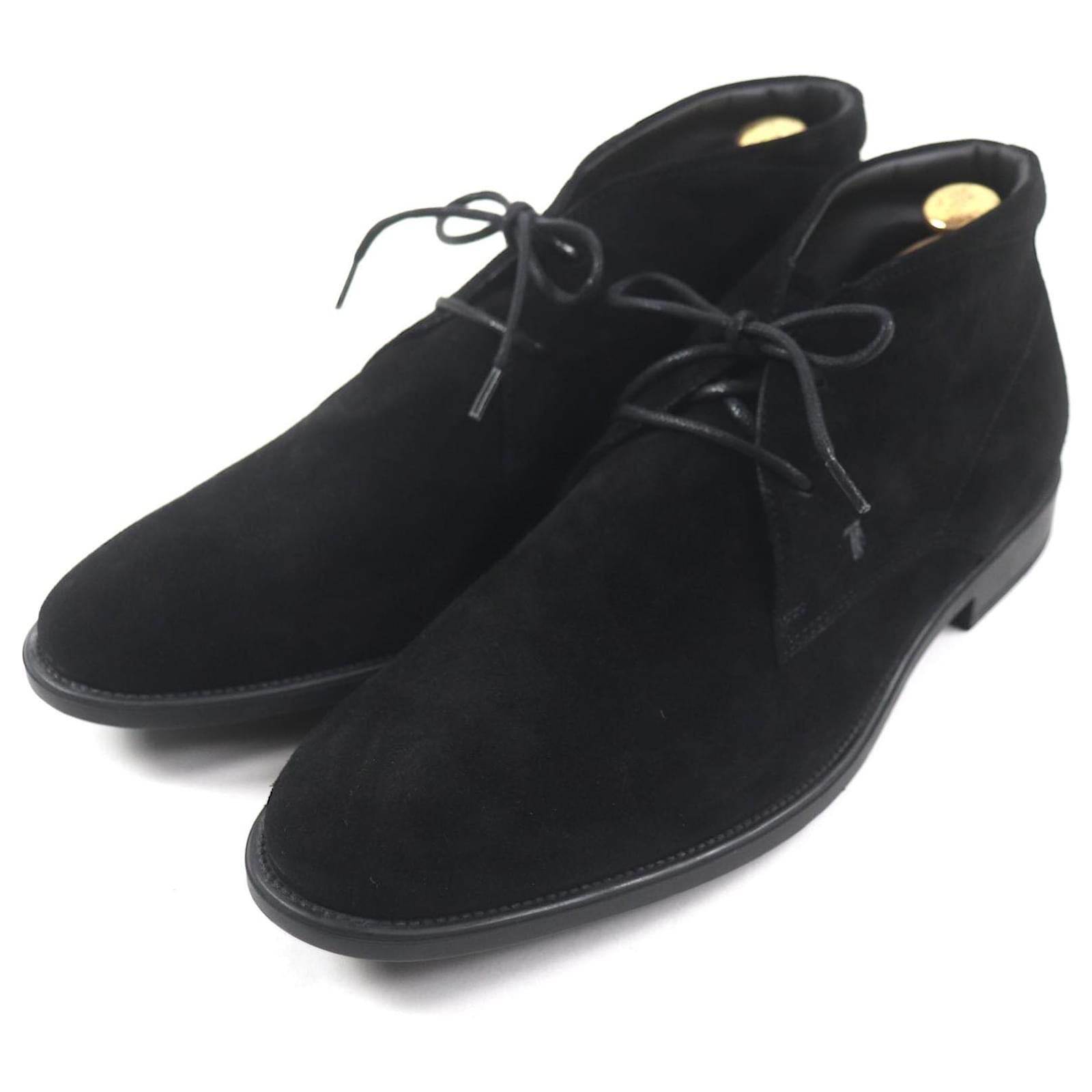 & Other Stories TOD'S Suede Chukka Boots Black 8.5 Leather  ref.2298287