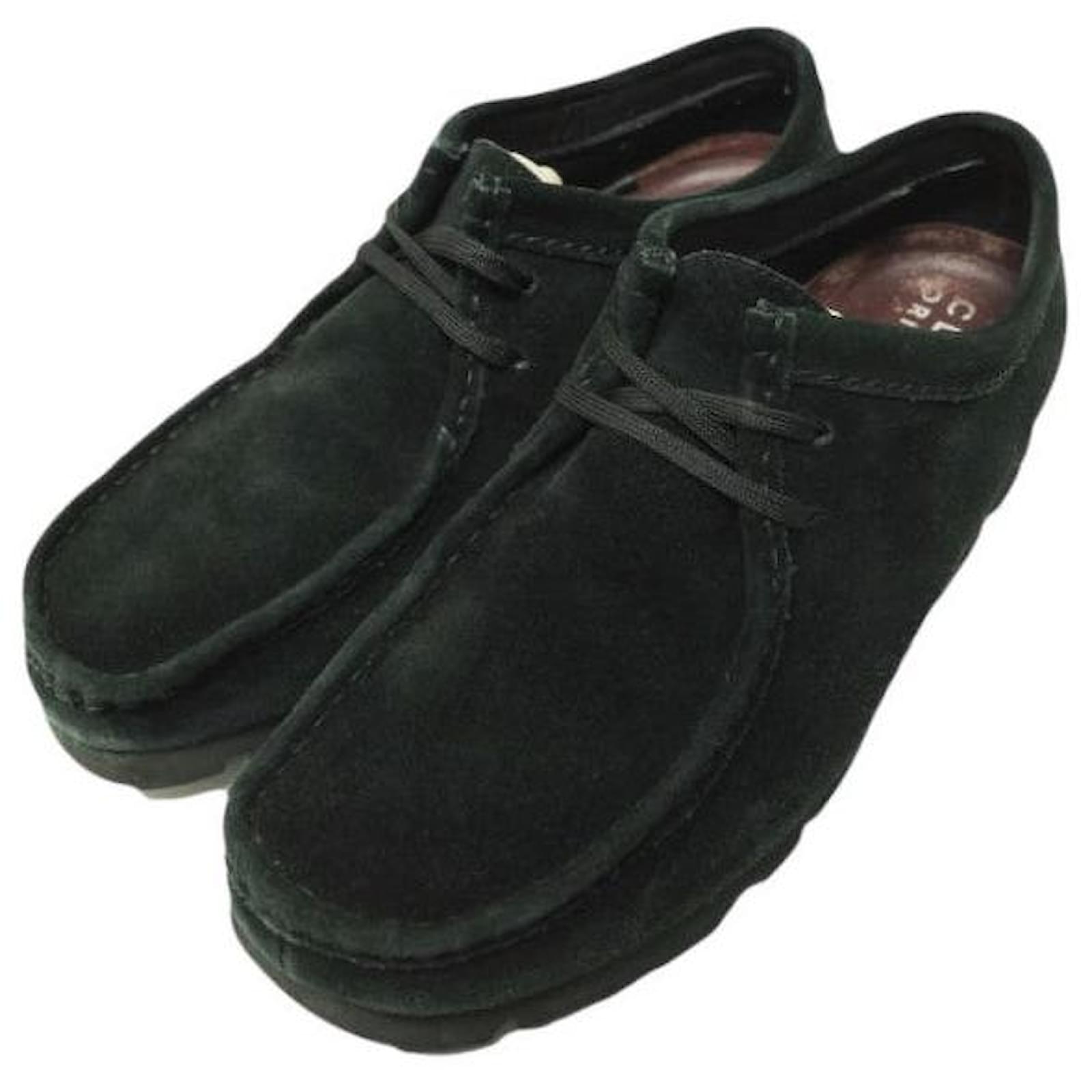 Autre Marque Clarks Wallabee BT GTX Suede Shoes US8.5 Black Leather  ref.2327170