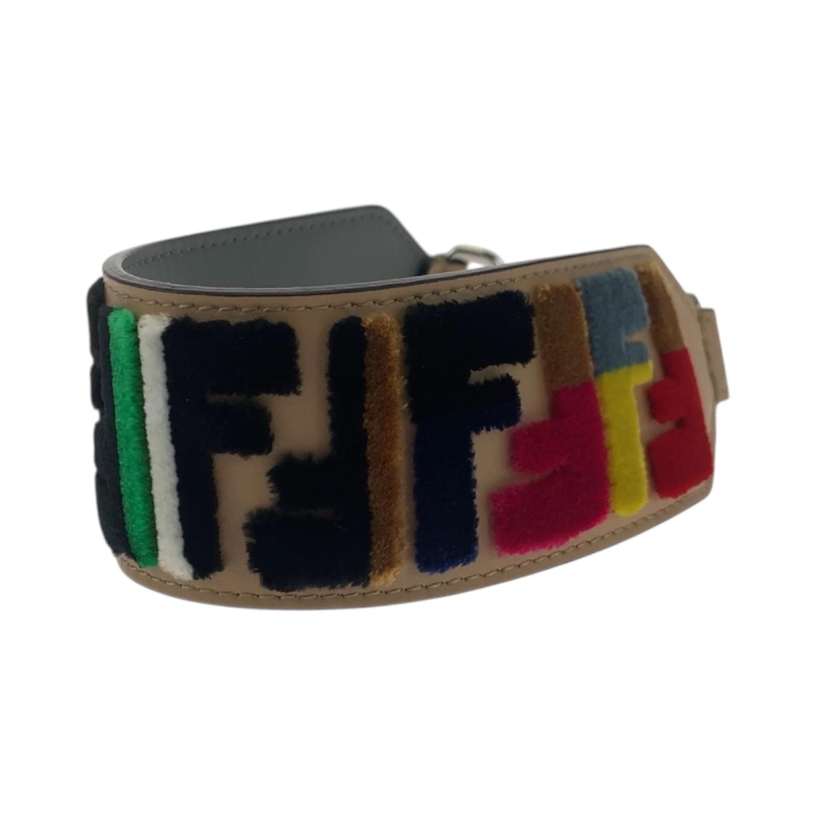 Fendi Zucca You Mini Beige Multicolor Leather Shoulder Strap Multiple colors  ref.2293446