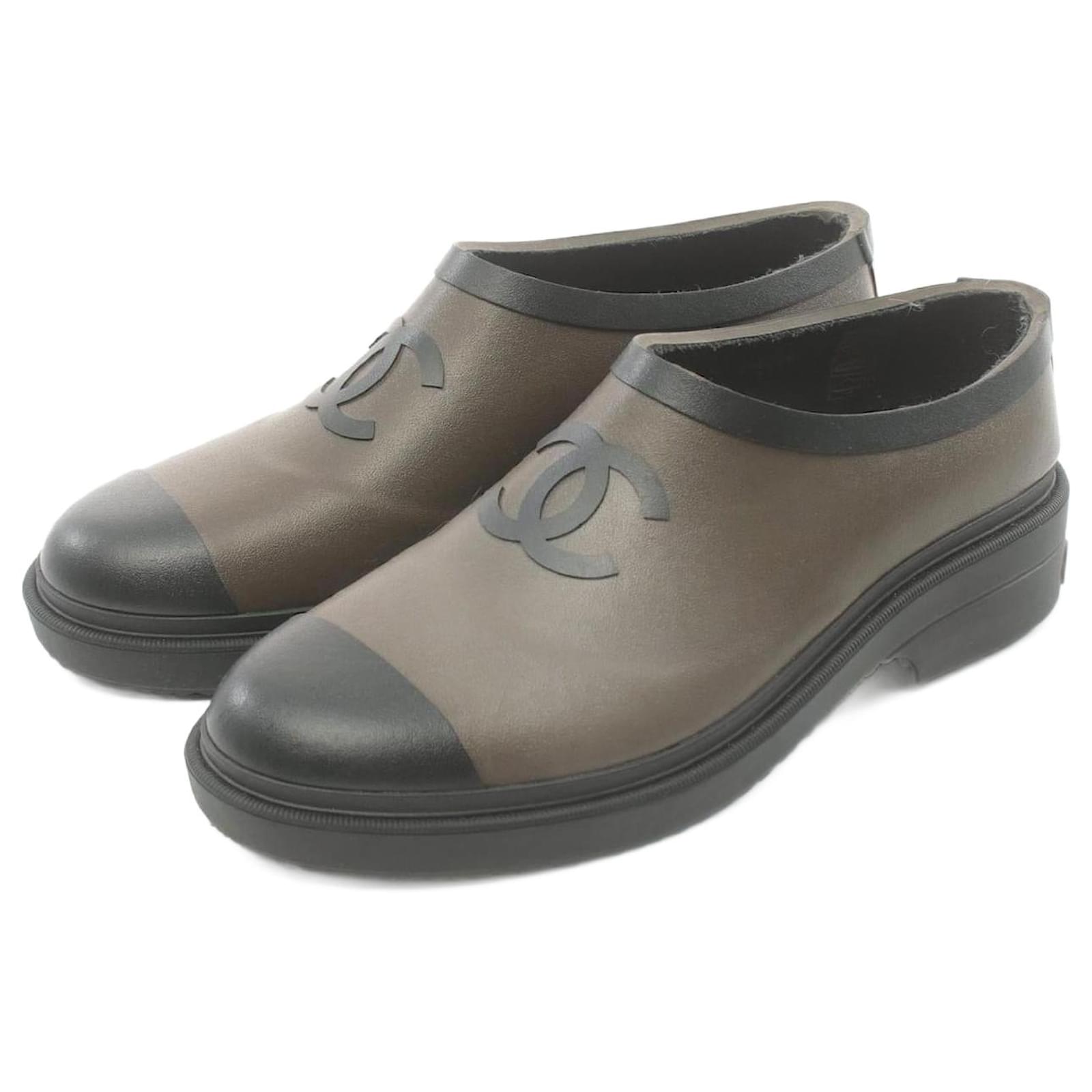 Chanel Coco Mark Rubber Slip-on Shoes  ref.1687338