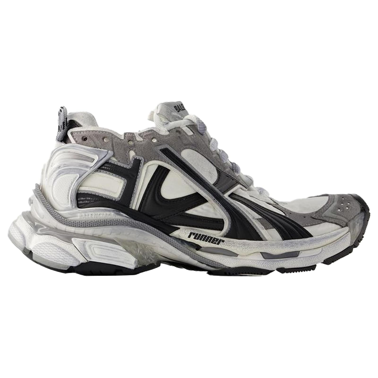Runner Sneakers - Balenciaga - Nylon - Grey  ref.2326079