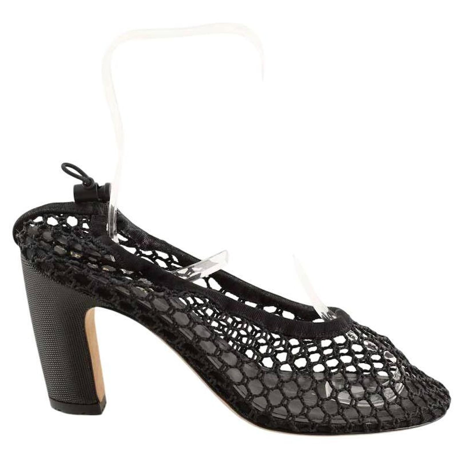 Dior Black heels Cloth  ref.2322544
