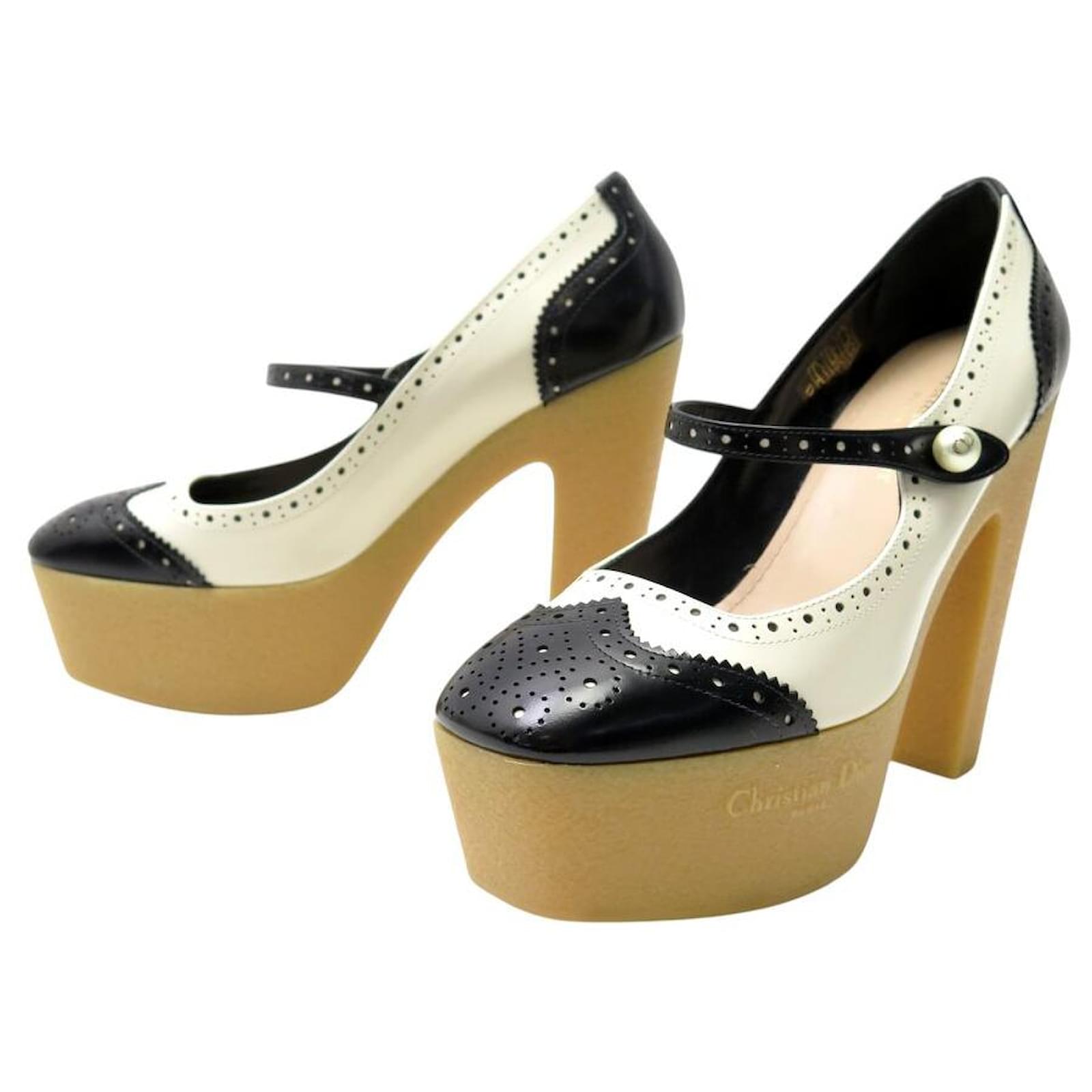 NINE CHRISTIAN DIOR SPECTADIOR PUMPS 36 IT 37 FR SHOES NEW Leather  ref.2185736