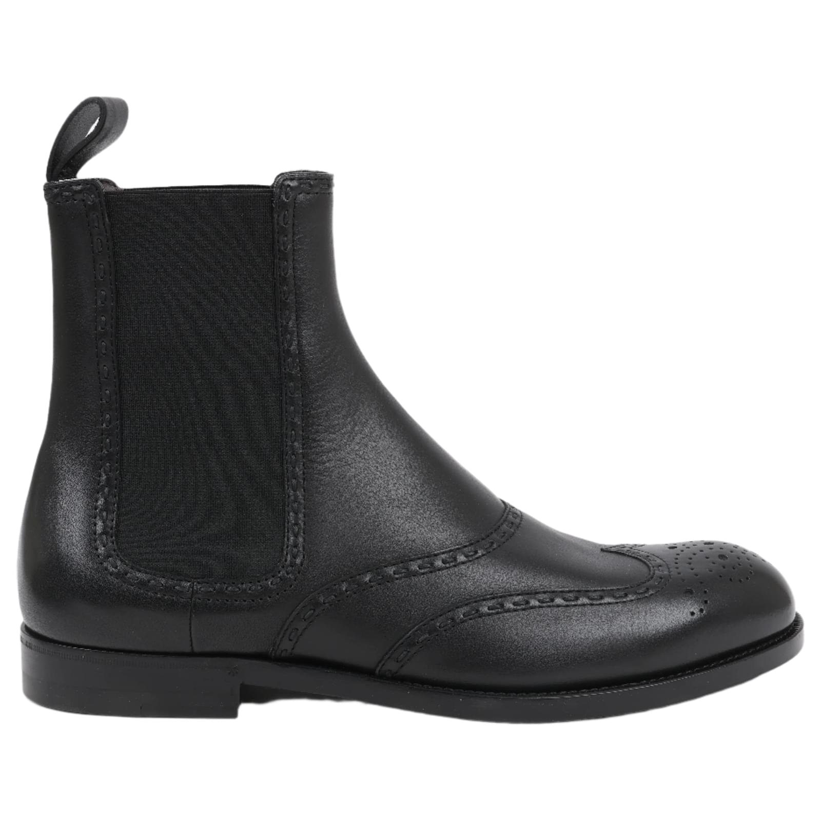 Bottega Veneta Leather x Fabric Side Gore Ankle Boots Black in Size 39  ref.2319906