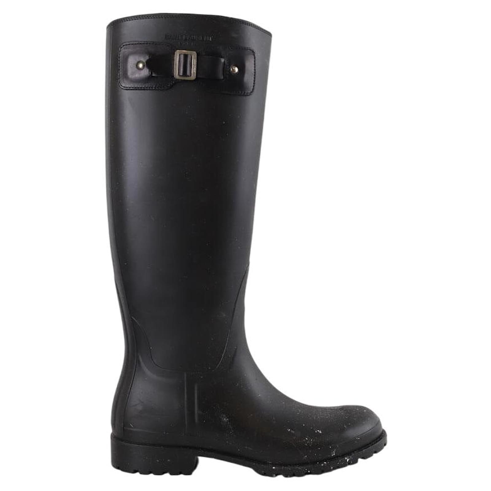 Saint Laurent Black boots Cloth  ref.1839520