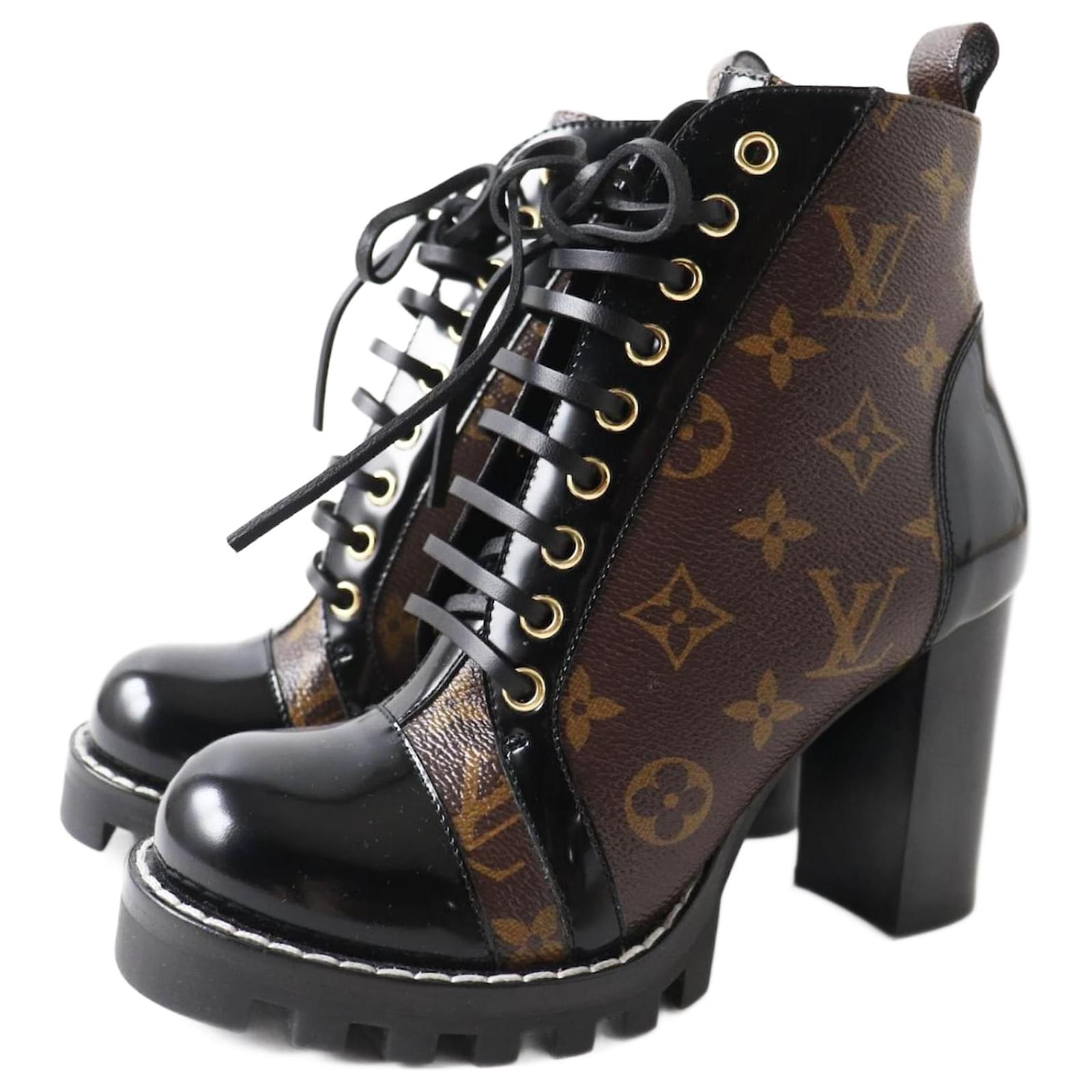 Louis Vuitton Women's Star Trail Monogram Boots Leather  ref.1683943