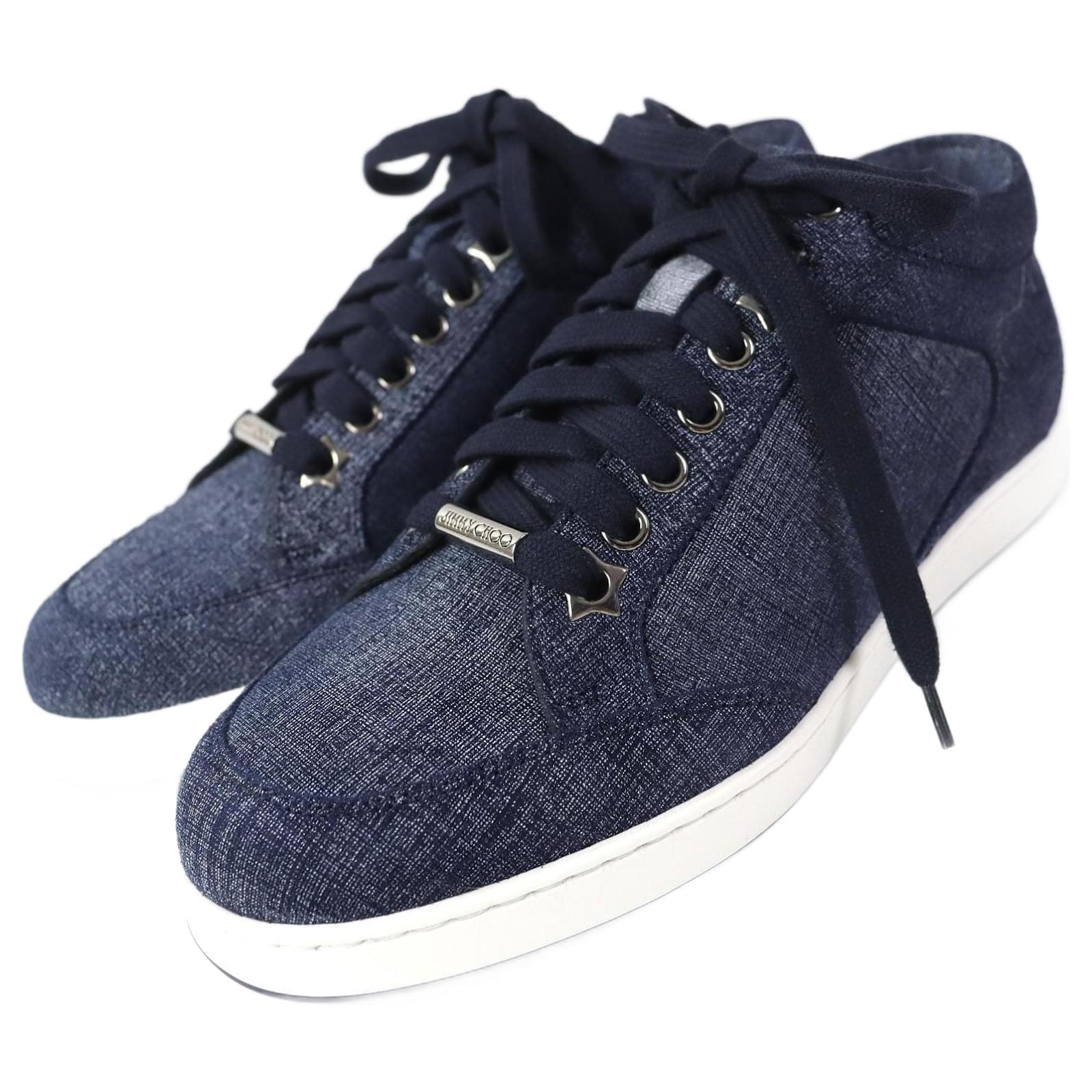 Jimmy Choo Miami Denim Sneakers Women  ref.1698142