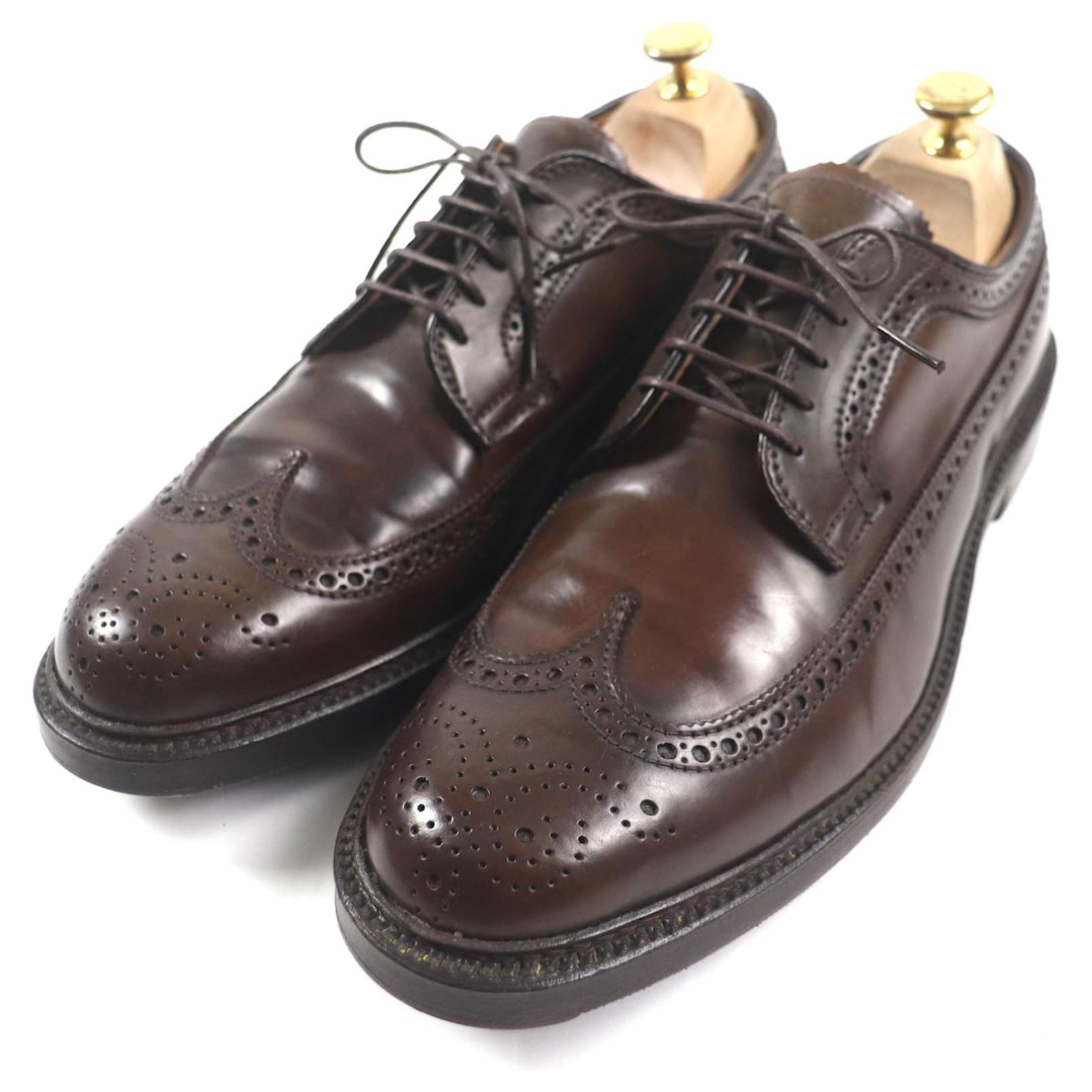 & Other Stories Alden 97896 Cigar Cordovan Wingtip Shoes 8.5 Brown Leather  ref.2289654