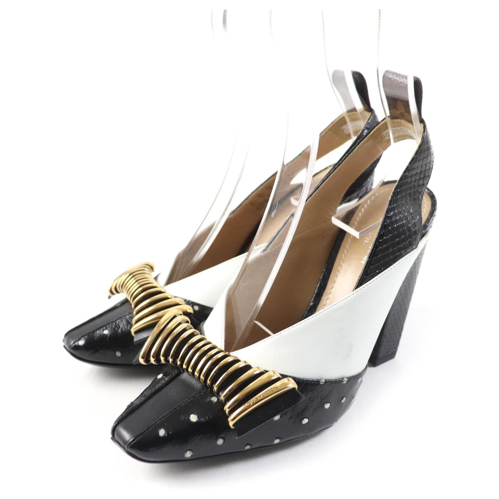 Louis Vuitton Python Ostrich Leather Sandals  ref.1792218